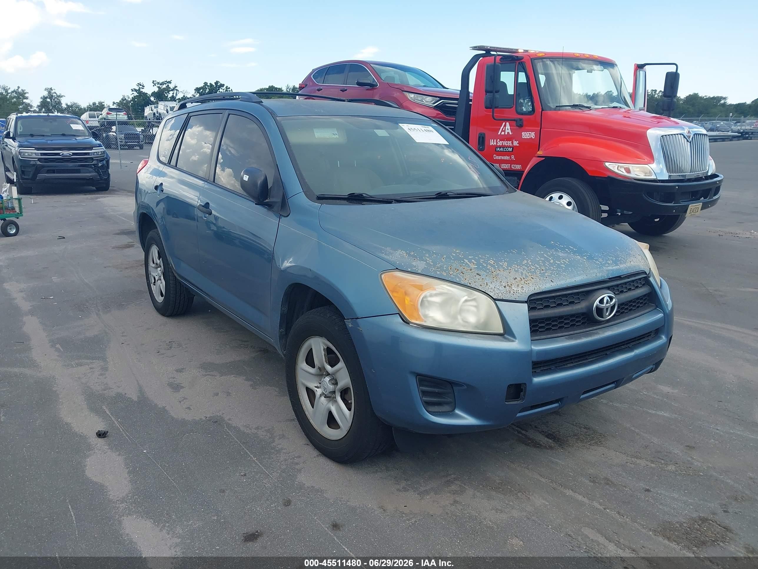 2010 Toyota Rav4   Light Blue vin: 2T3ZF4DV9AW019274