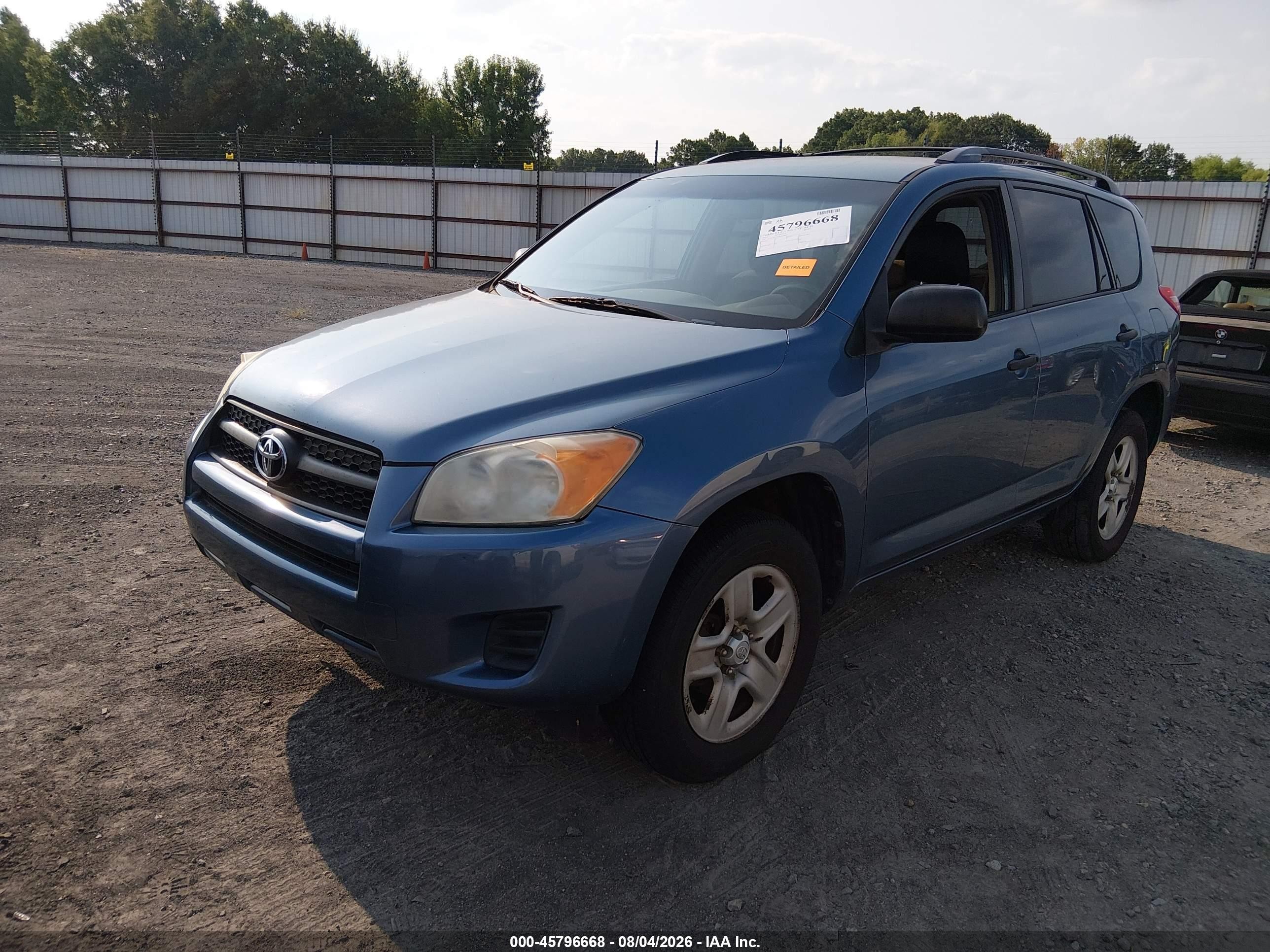 2010 Toyota Rav4   Blue vin: 2T3ZF4DV9AW023843