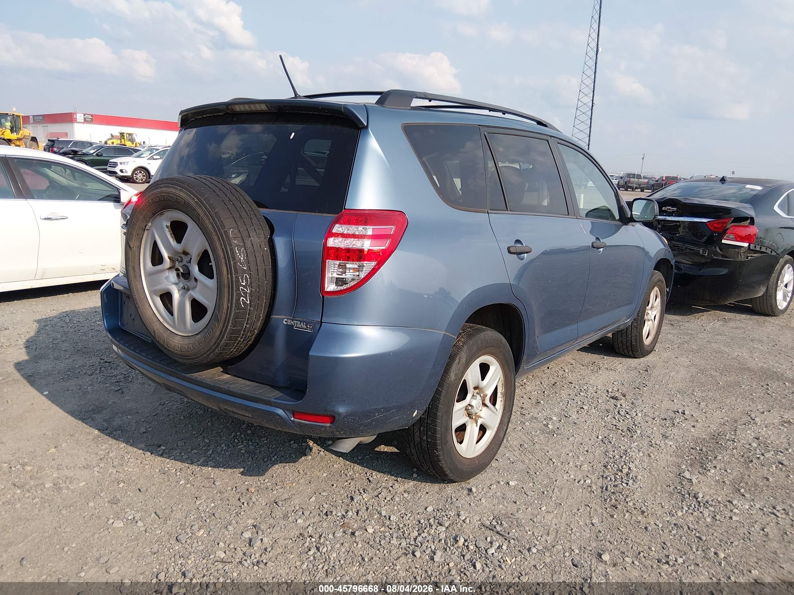 2010 Toyota Rav4   Blue vin: 2T3ZF4DV9AW023843