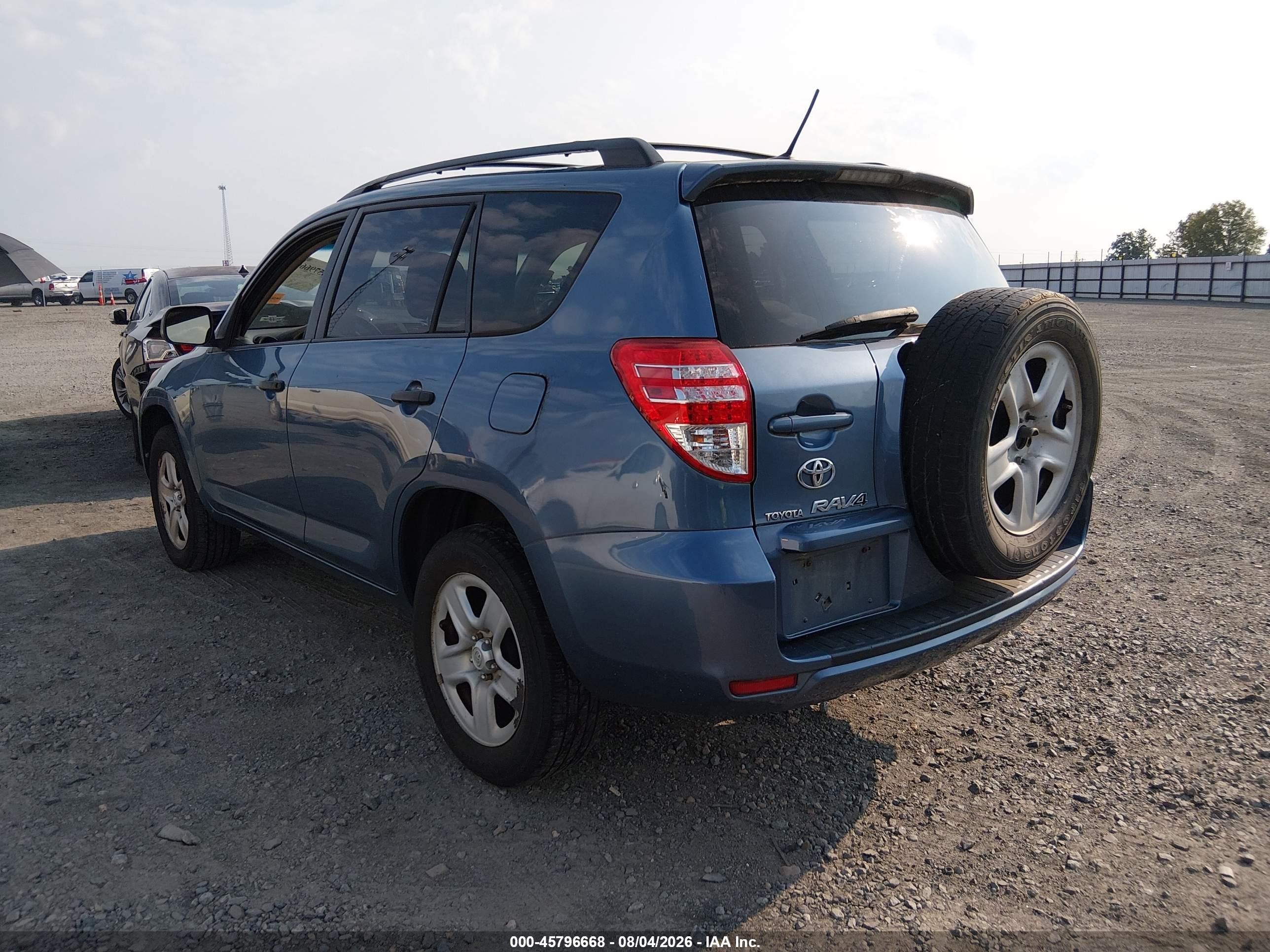 2010 Toyota Rav4   Blue vin: 2T3ZF4DV9AW023843