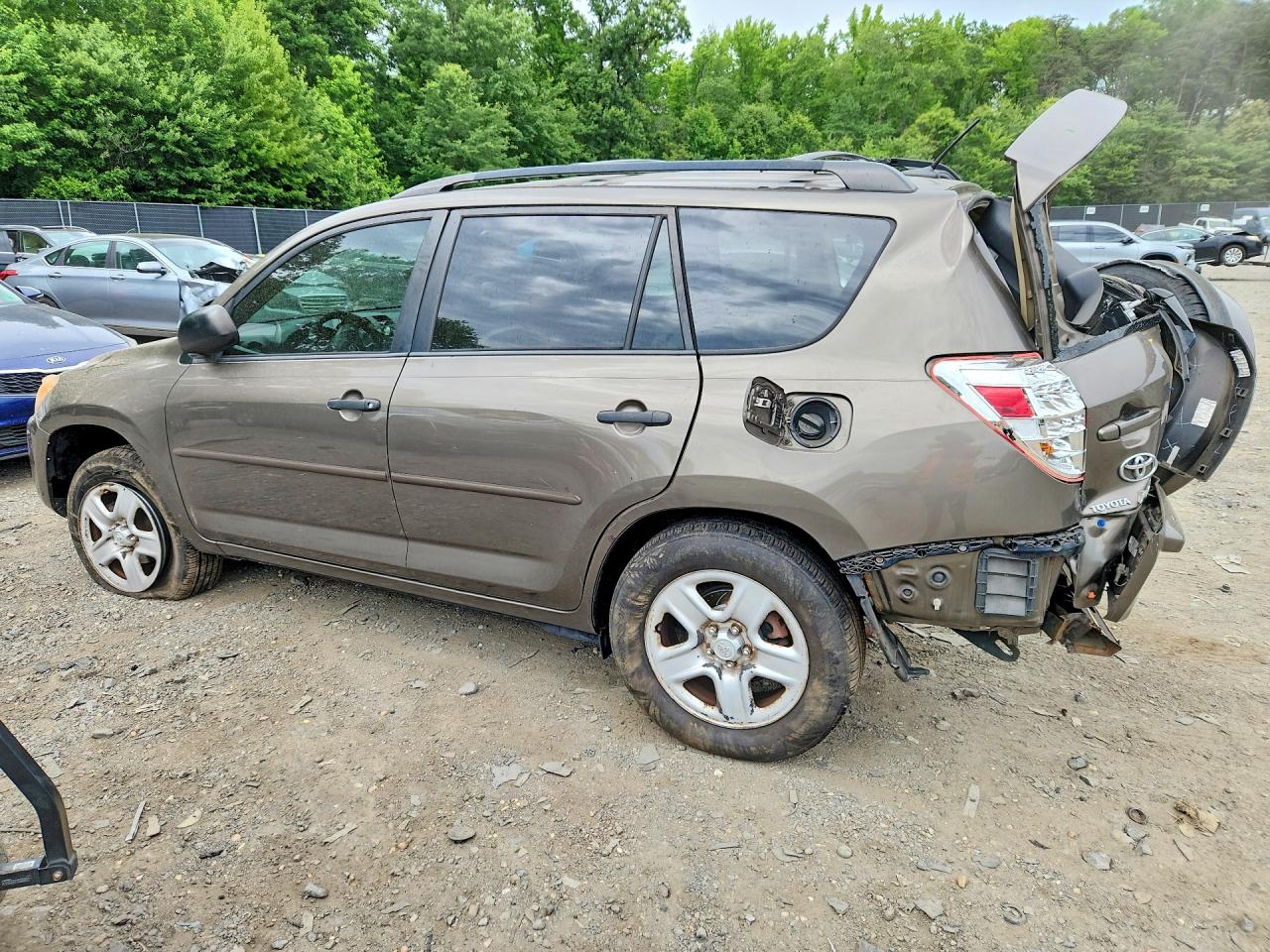 2010 Toyota Rav4 Base Brown vin: 2T3ZF4DV9AW034129