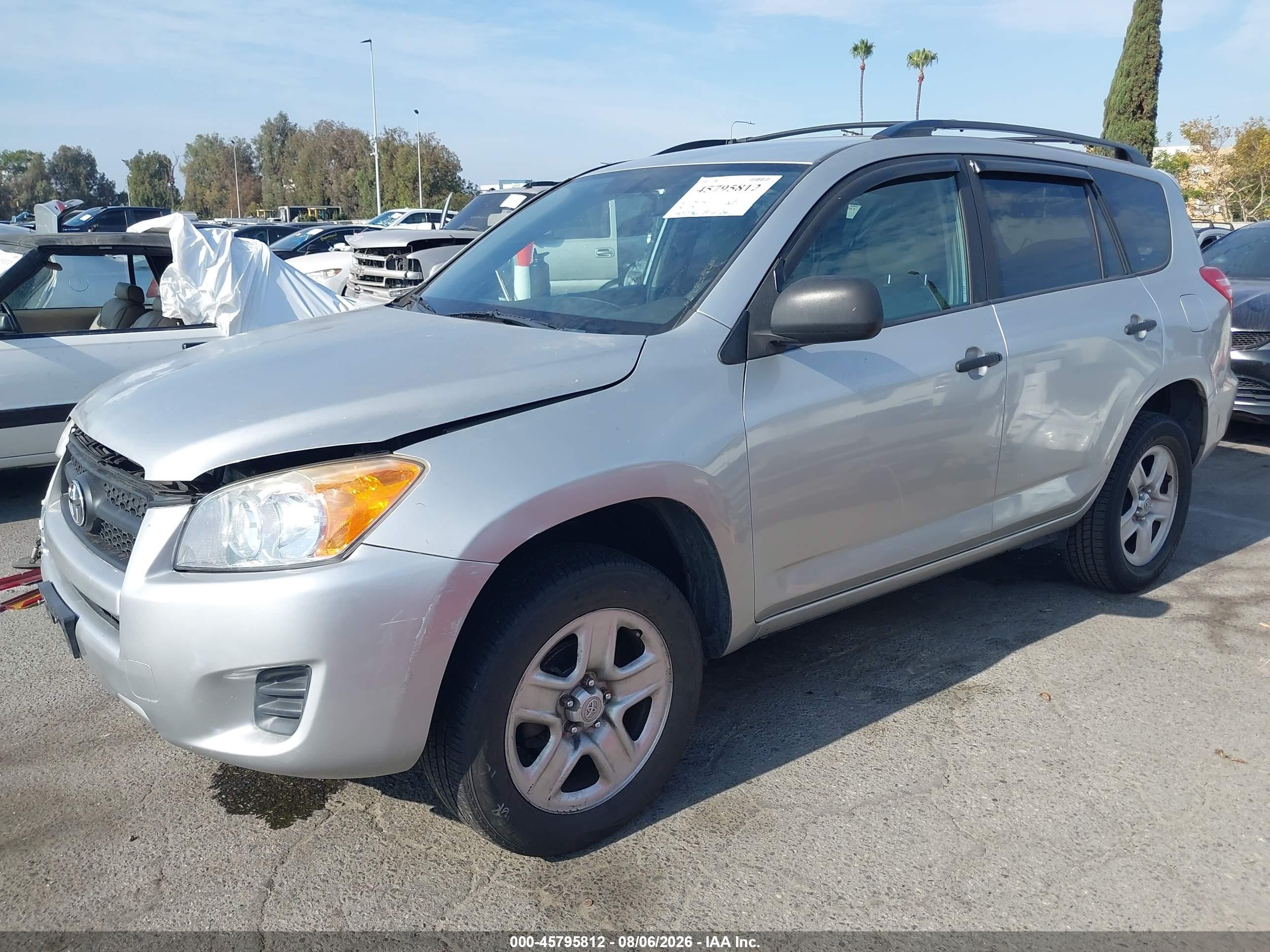 2010 Toyota Rav4   Silver vin: 2T3ZF4DV9AW041646