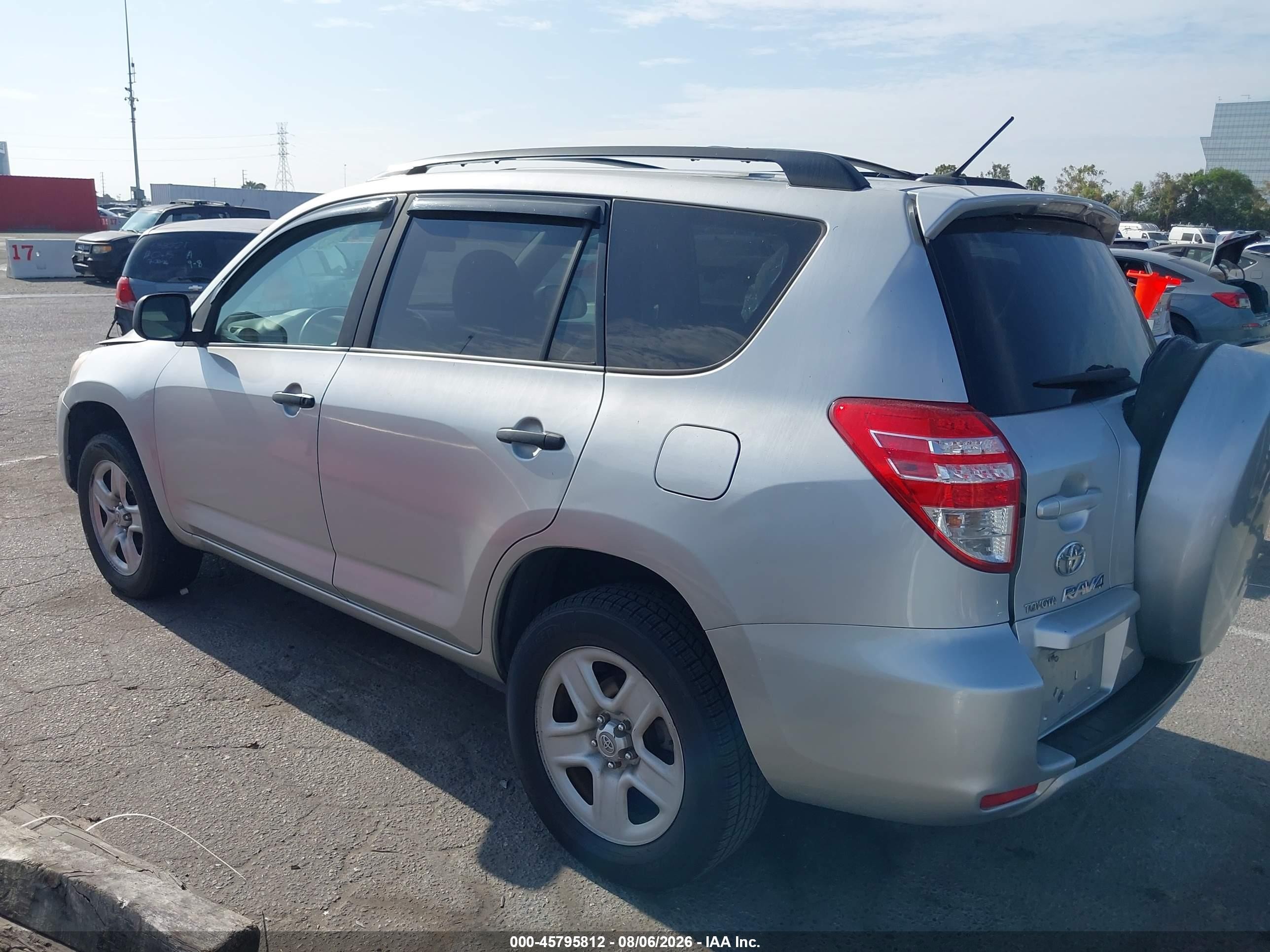 2010 Toyota Rav4   Silver vin: 2T3ZF4DV9AW041646