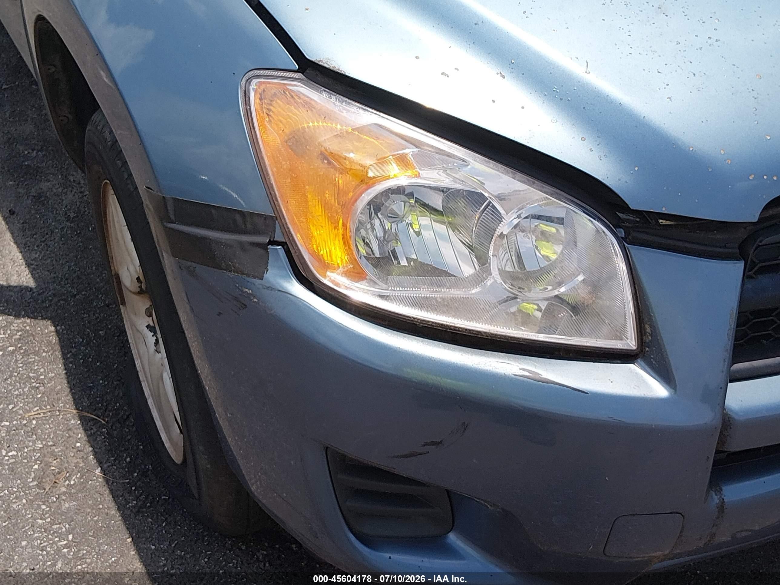 2010 Toyota Rav4   Light Blue vin: 2T3ZF4DV9AW047365