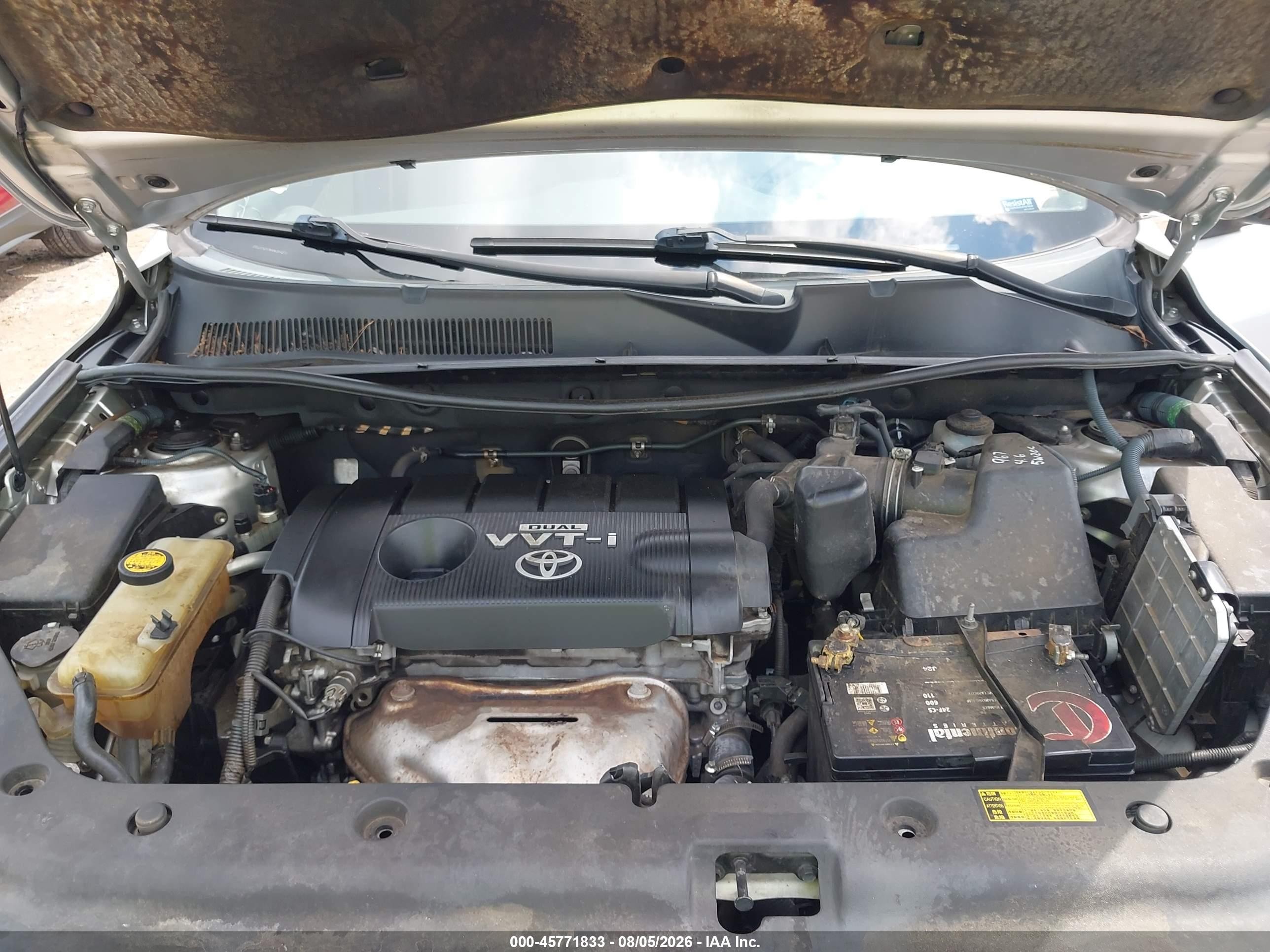 2010 Toyota Rav4 Silver vin: 2T3ZF4DV9AW051075