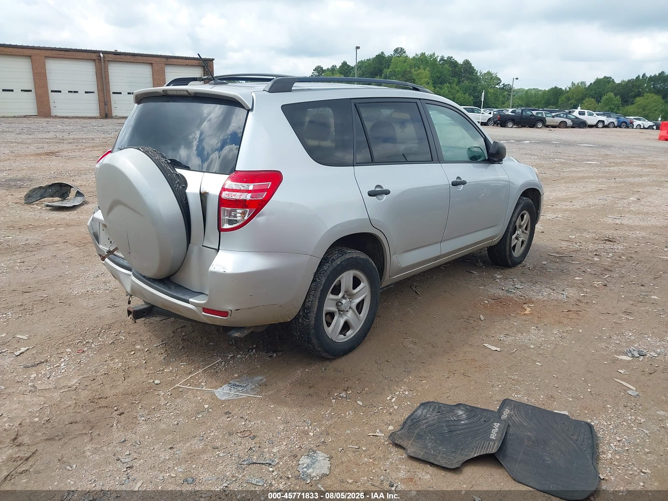 2010 Toyota Rav4 Silver vin: 2T3ZF4DV9AW051075