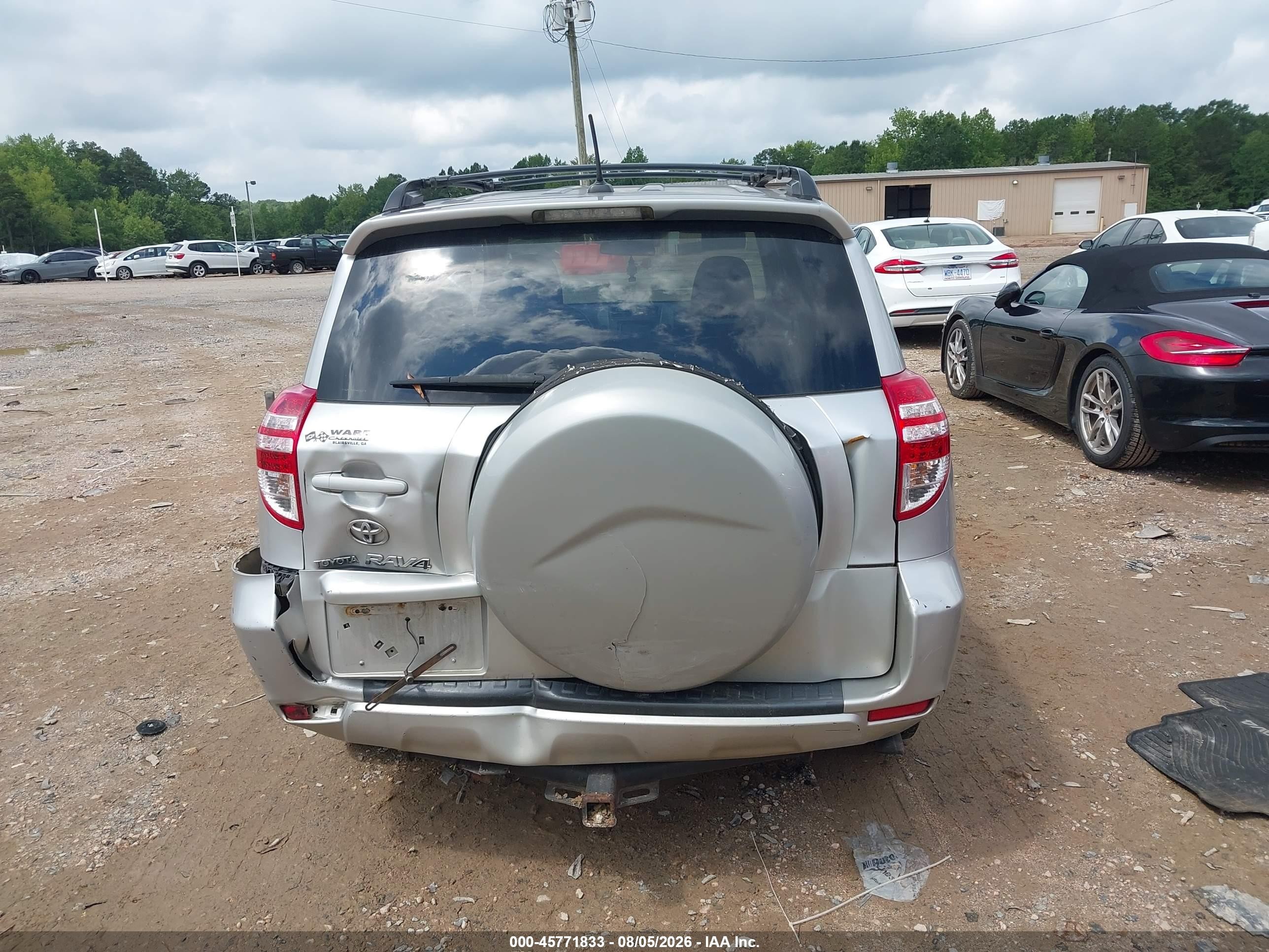 2010 Toyota Rav4 Silver vin: 2T3ZF4DV9AW051075