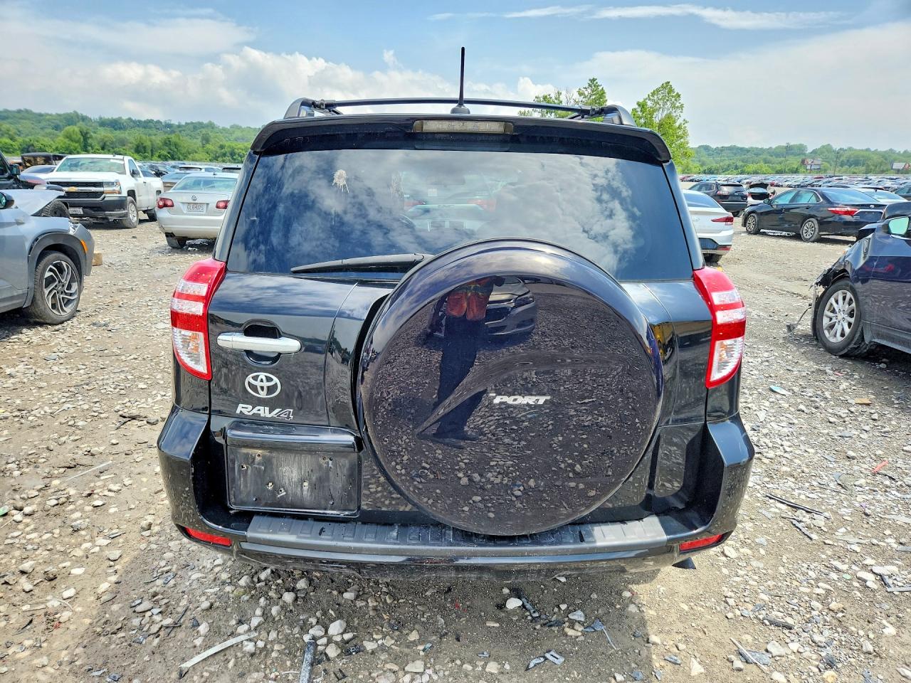 2011 Toyota Rav4 Base Black vin: 2T3ZF4DV9BW098902