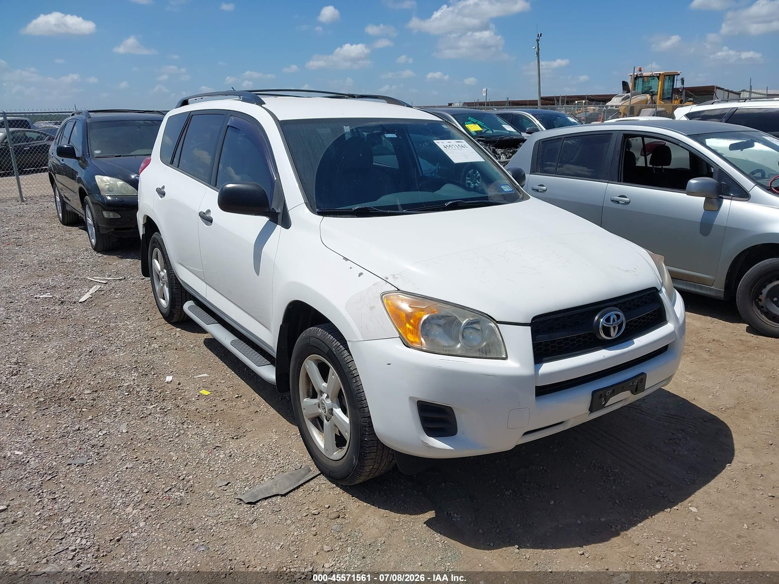 2012 Toyota Rav4   White vin: 2T3ZF4DV9CW152619