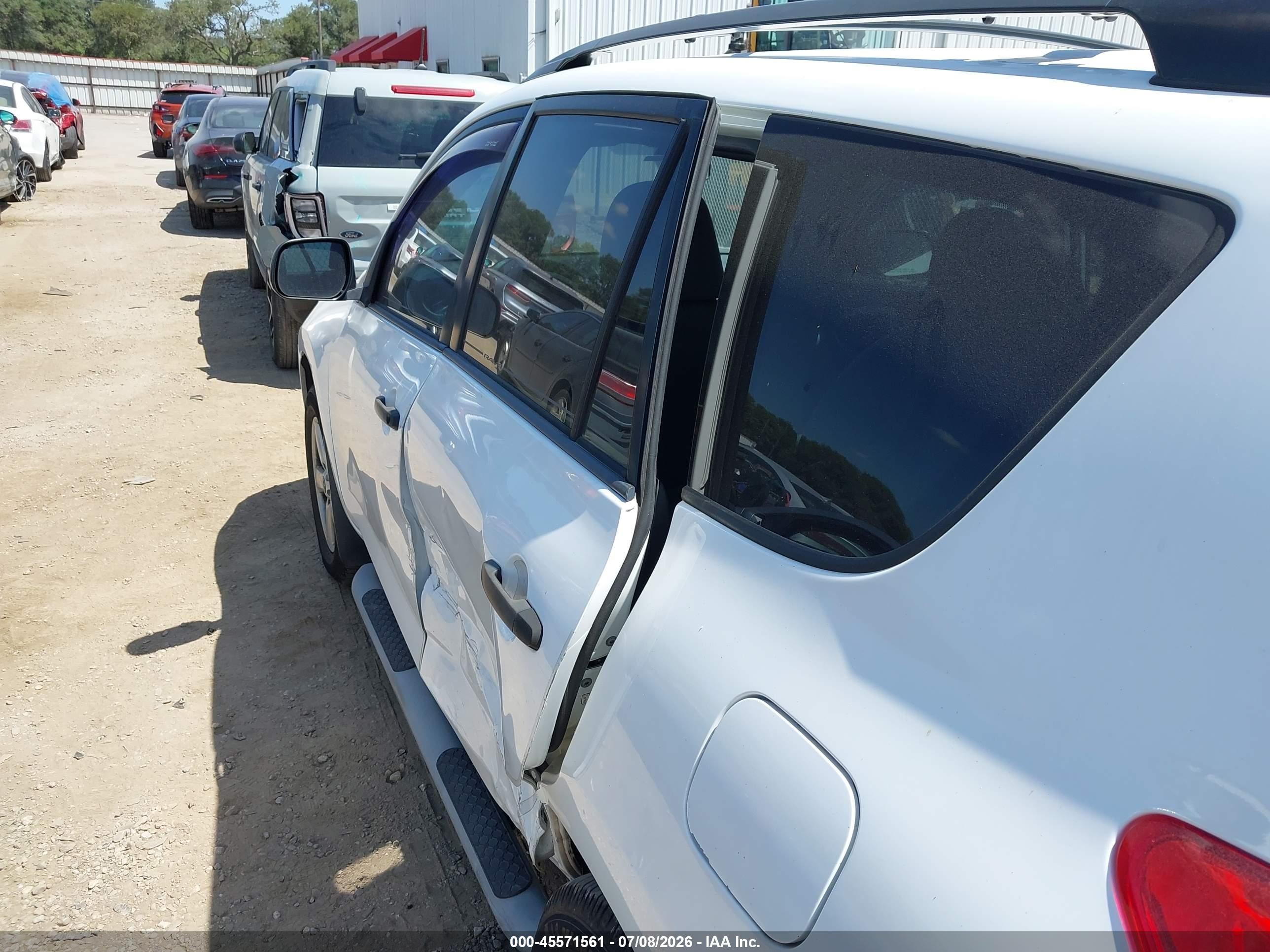 2012 Toyota Rav4   White vin: 2T3ZF4DV9CW152619