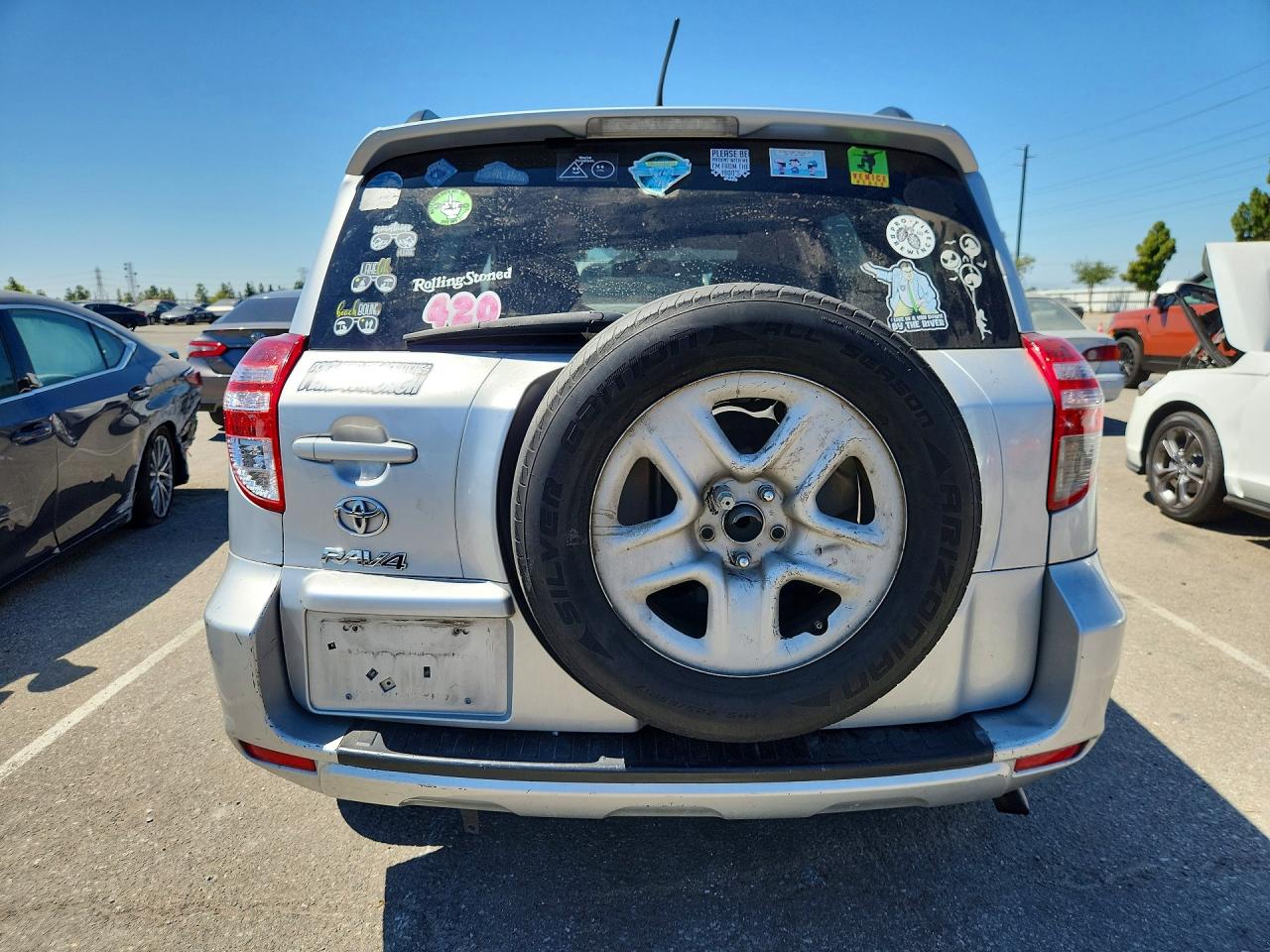 2012 Toyota Rav4 Base Серебряный vin: 2T3ZF4DV9CW152989