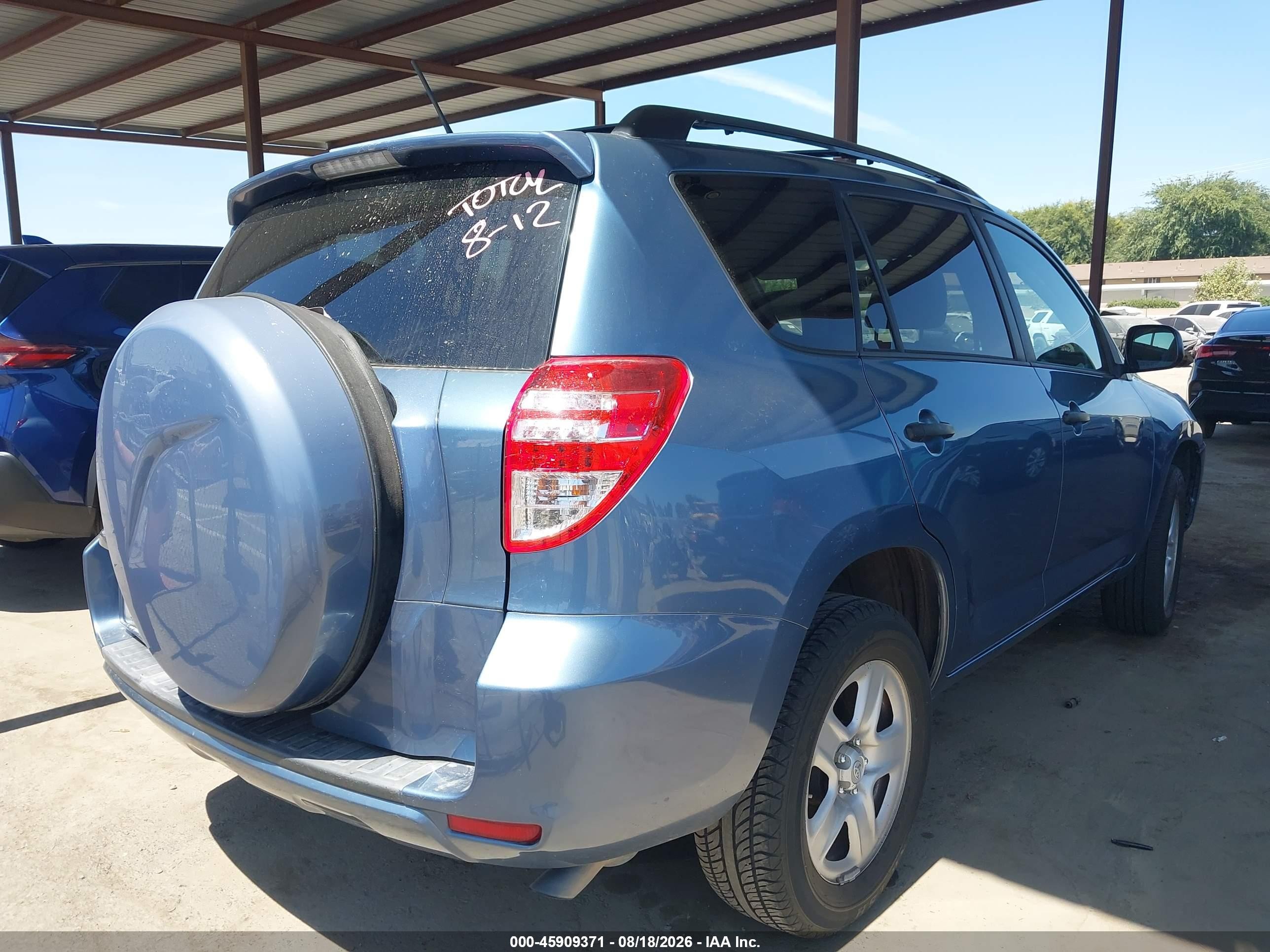2010 Toyota Rav4   Синий vin: 2T3ZF4DVXAW017811
