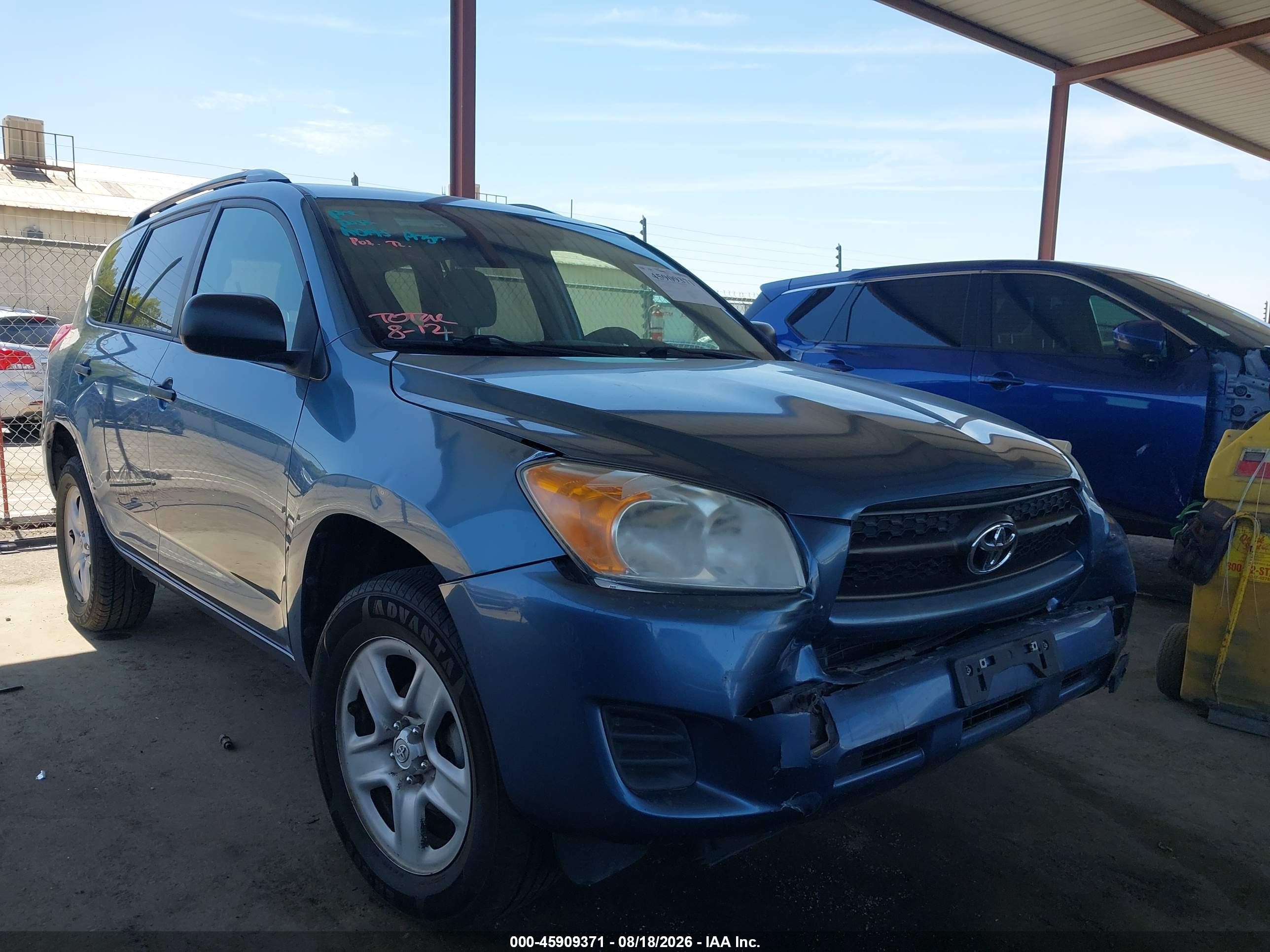 2010 Toyota Rav4   Синий vin: 2T3ZF4DVXAW017811