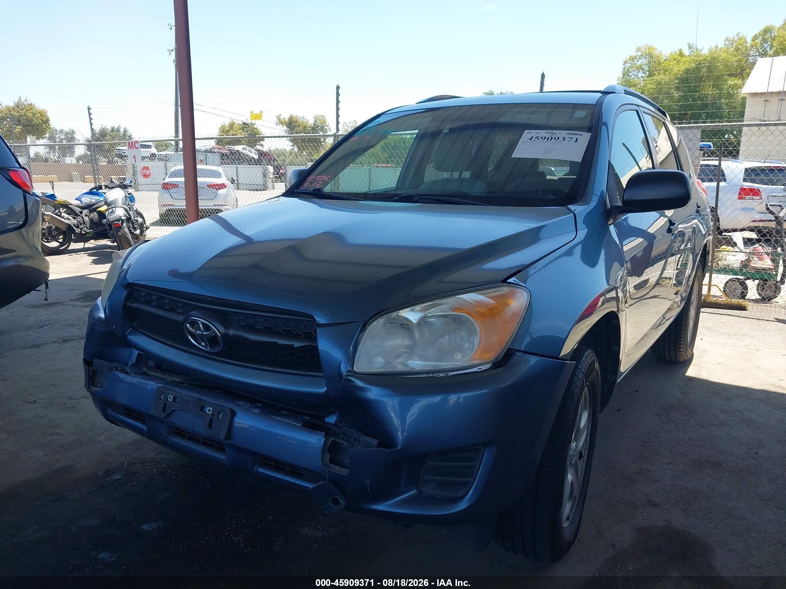 2010 Toyota Rav4   Синий vin: 2T3ZF4DVXAW017811