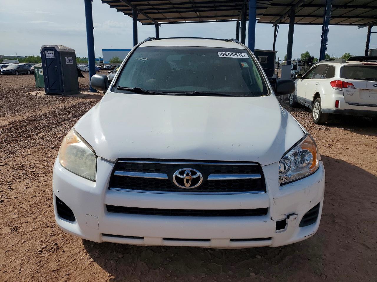 2010 Toyota Rav4 Base White vin: 2T3ZF4DVXAW020370