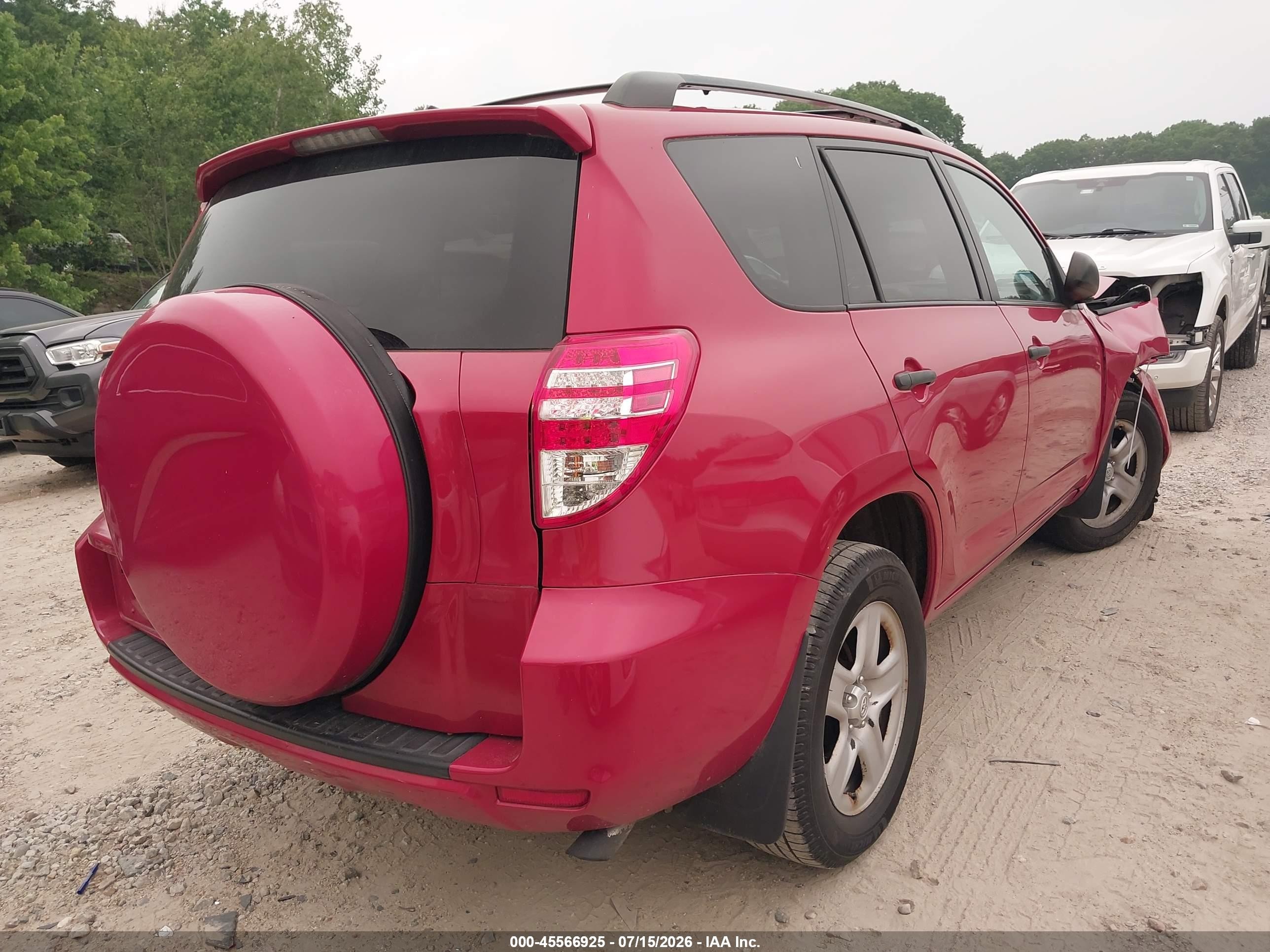 2010 Toyota Rav4   Red vin: 2T3ZF4DVXAW038223