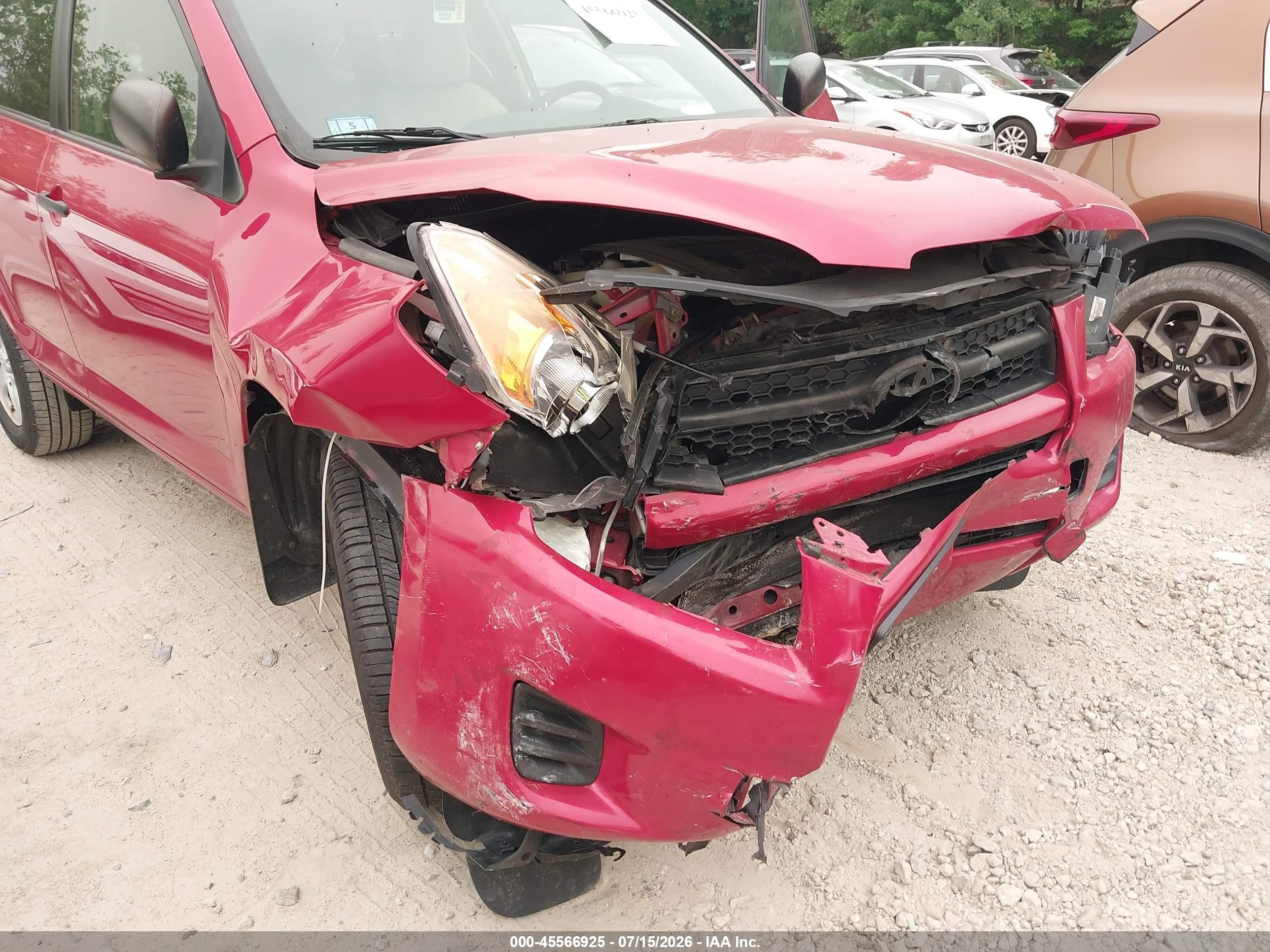 2010 Toyota Rav4   Red vin: 2T3ZF4DVXAW038223