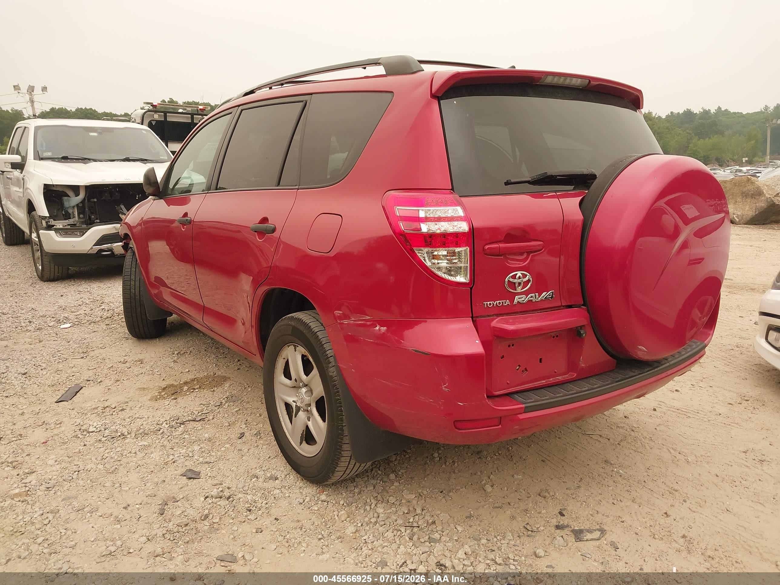 2010 Toyota Rav4   Red vin: 2T3ZF4DVXAW038223