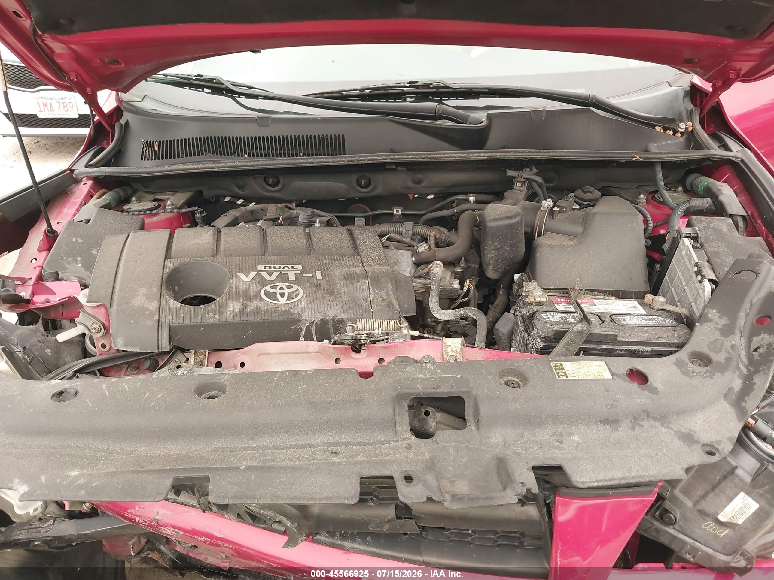 2010 Toyota Rav4   Red vin: 2T3ZF4DVXAW038223