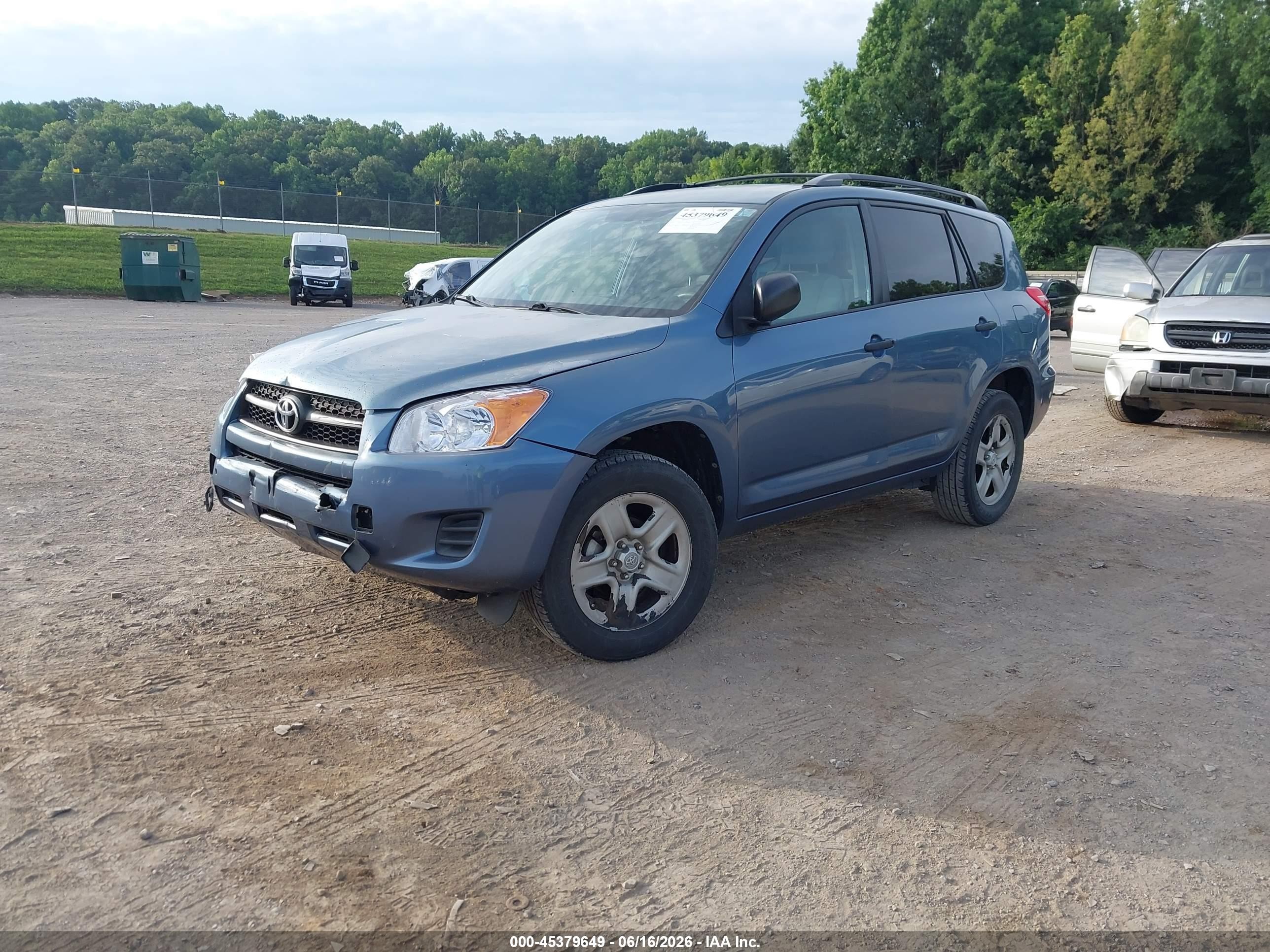 2010 Toyota Rav4   Blue vin: 2T3ZF4DVXAW042448