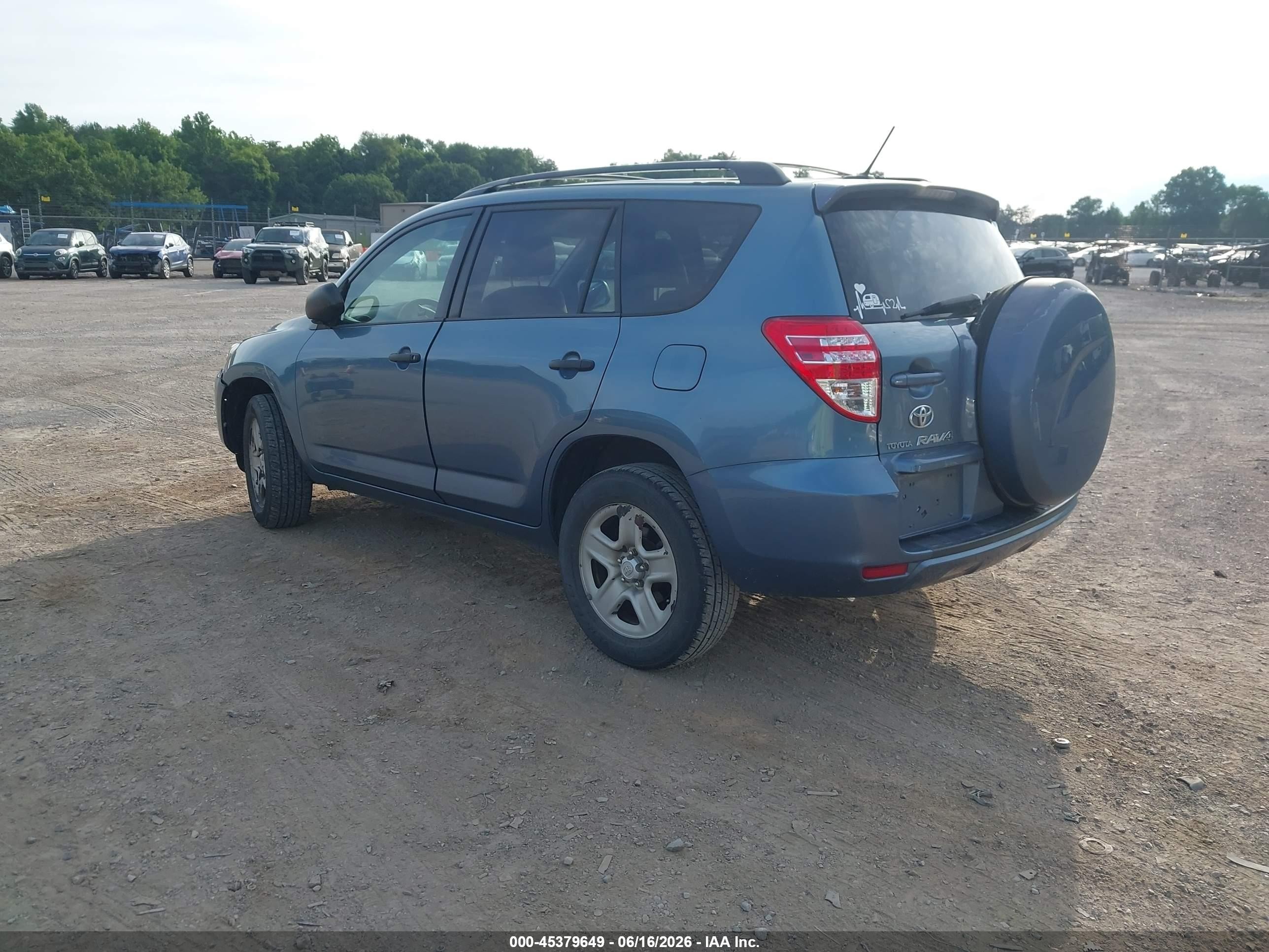2010 Toyota Rav4   Blue vin: 2T3ZF4DVXAW042448