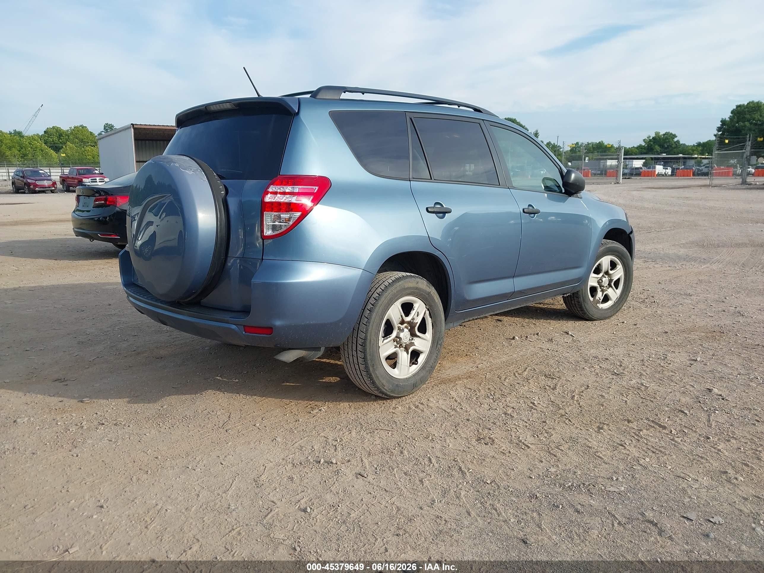 2010 Toyota Rav4   Blue vin: 2T3ZF4DVXAW042448