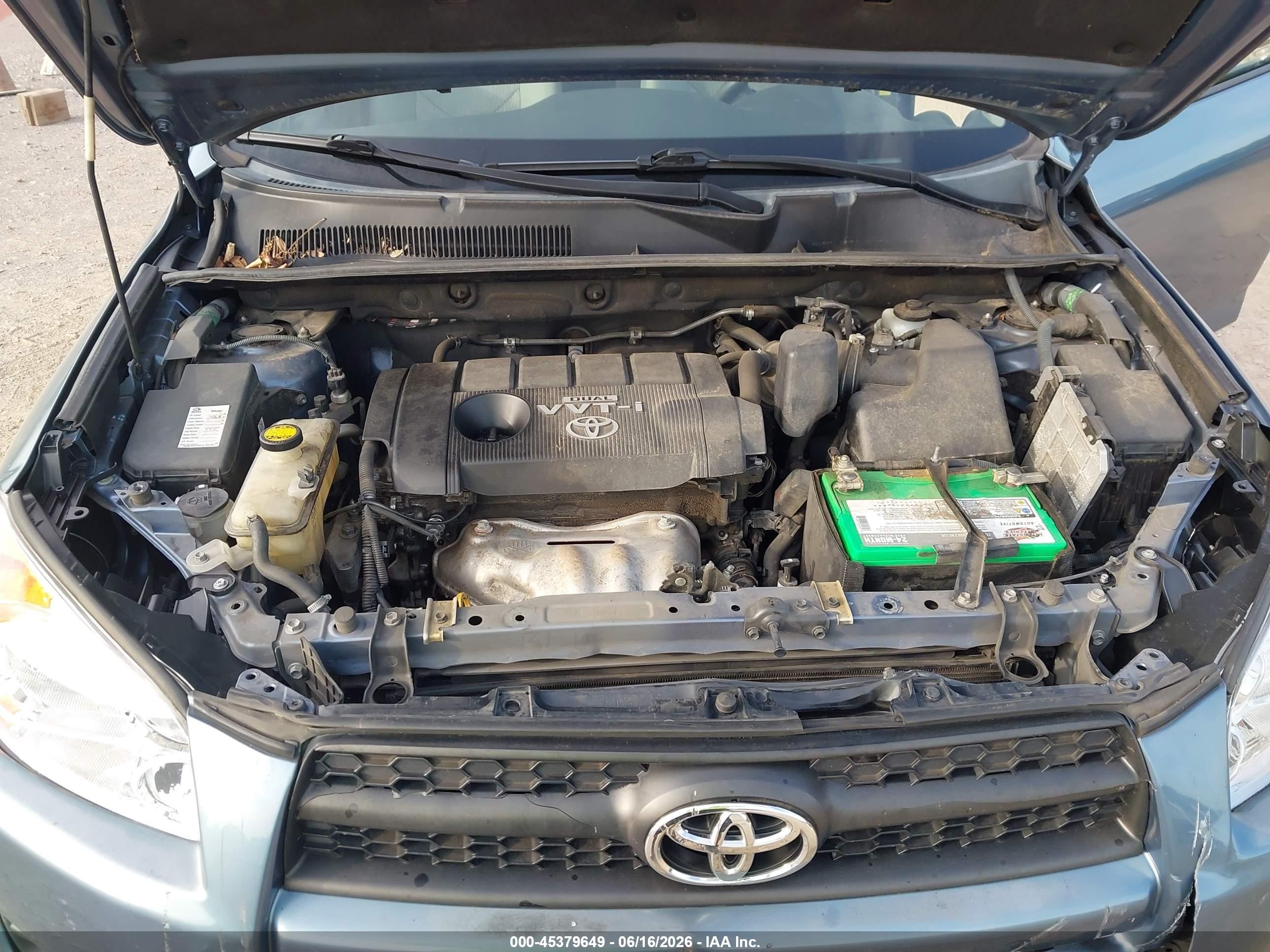 2010 Toyota Rav4   Blue vin: 2T3ZF4DVXAW042448
