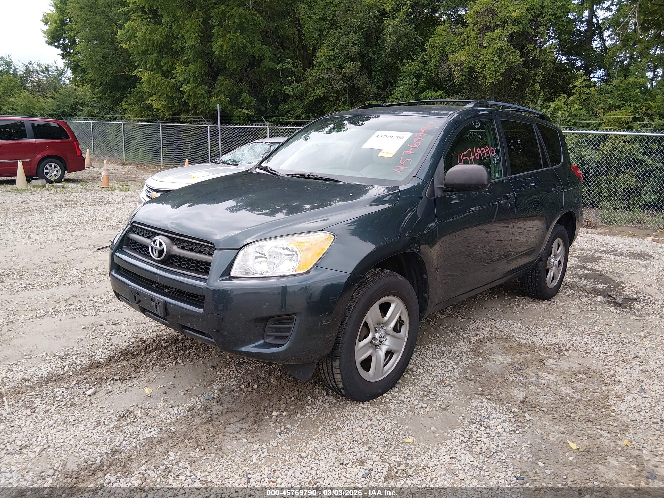 2011 Toyota Rav4   Синий vin: 2T3ZF4DVXBW053743