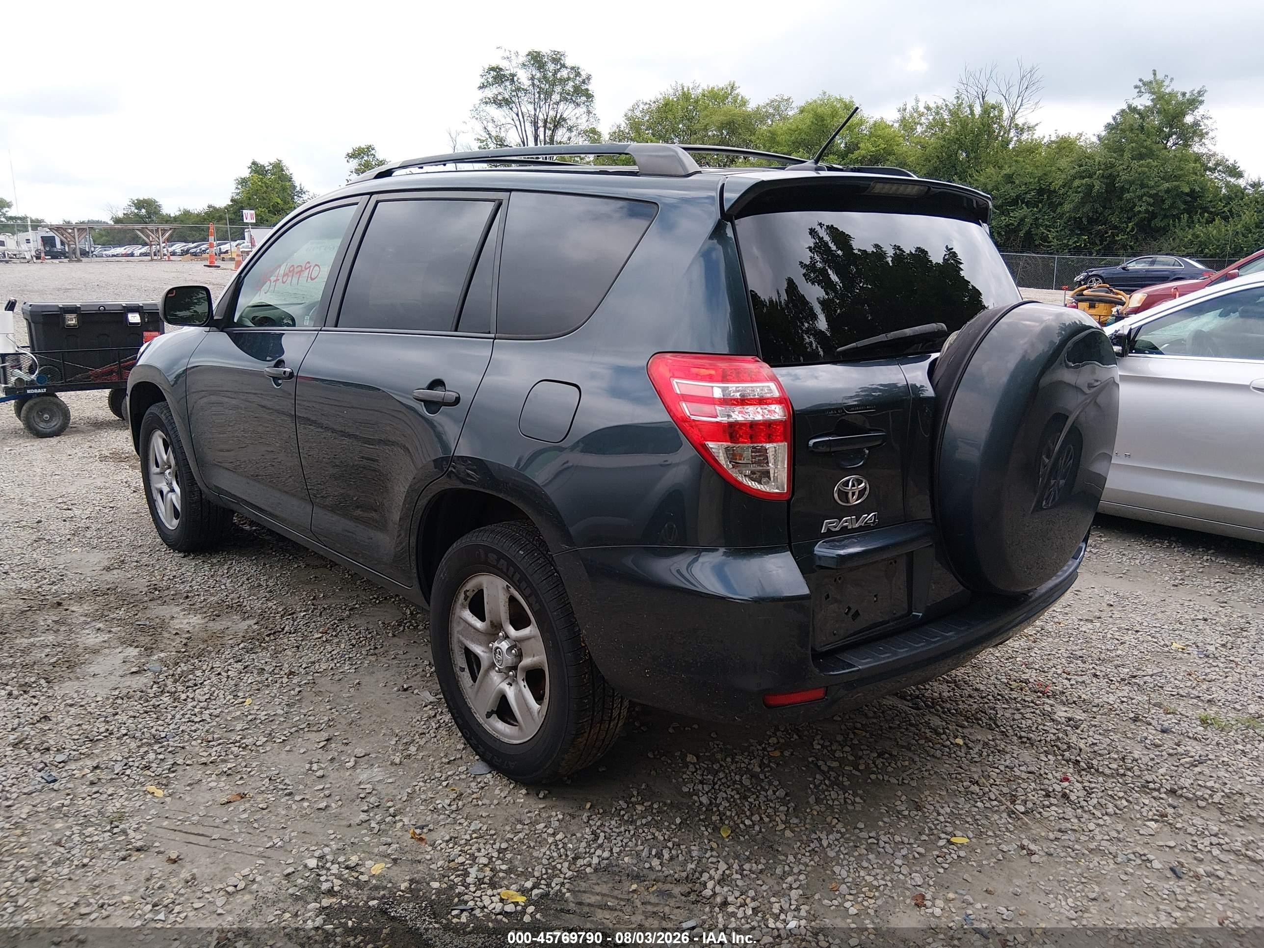 2011 Toyota Rav4   Синий vin: 2T3ZF4DVXBW053743