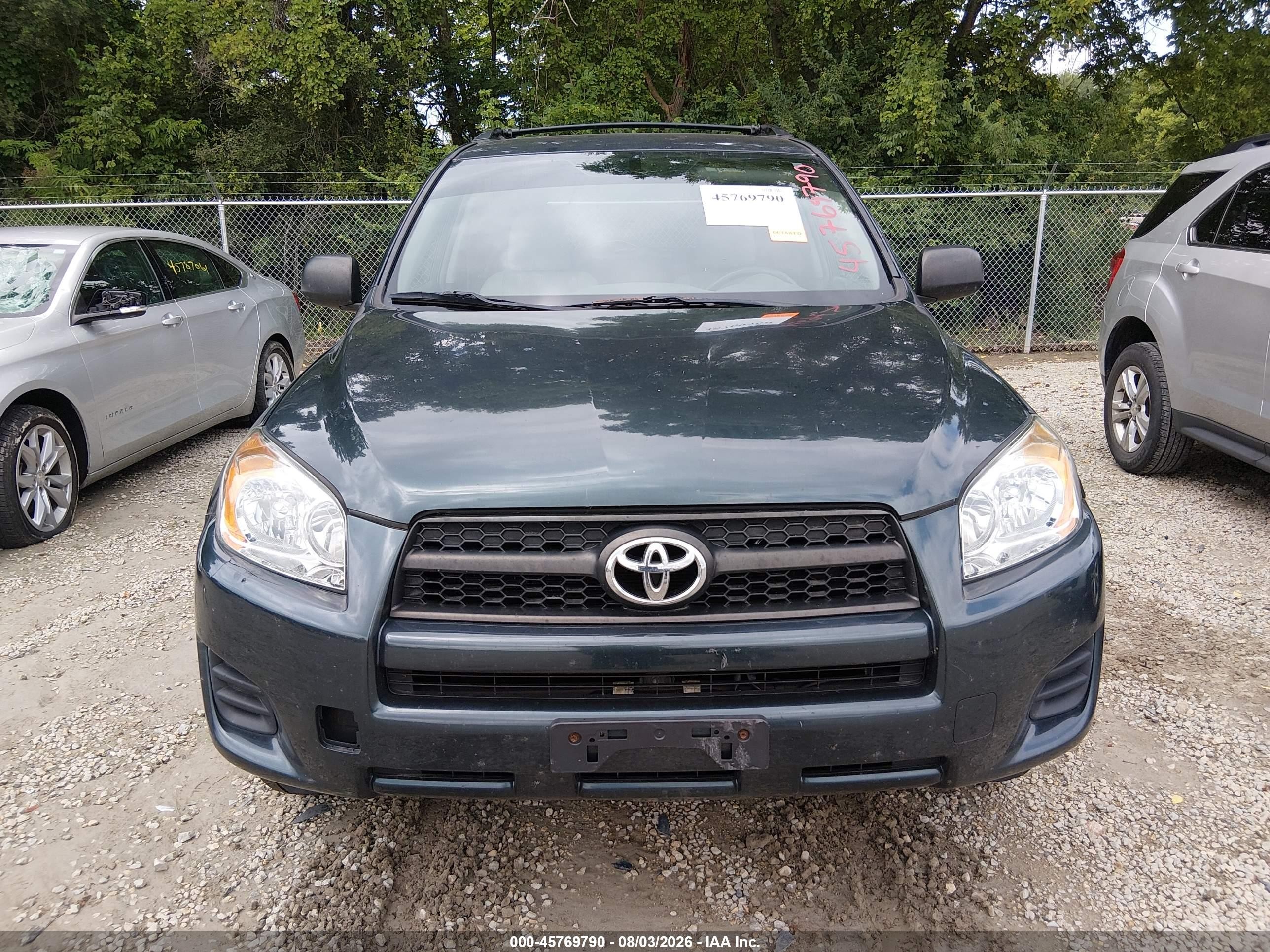 2011 Toyota Rav4   Синий vin: 2T3ZF4DVXBW053743