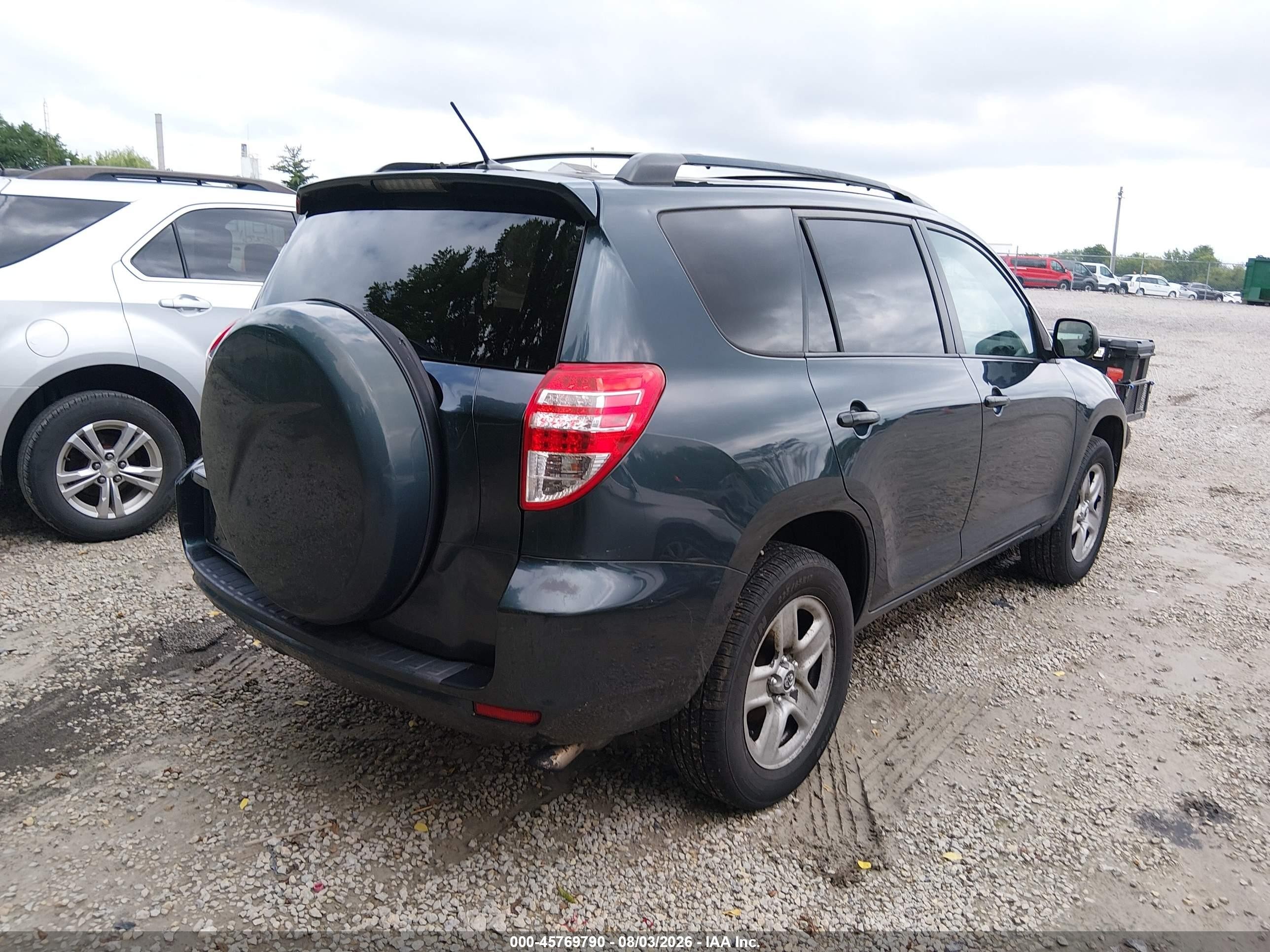 2011 Toyota Rav4   Синий vin: 2T3ZF4DVXBW053743