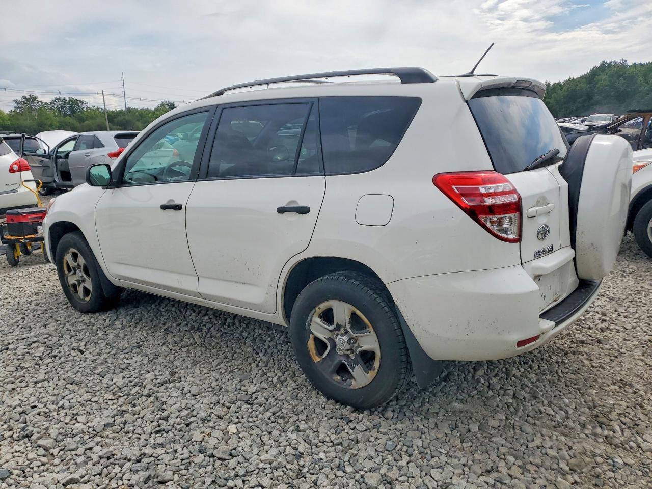 2011 Toyota Rav4 Base White vin: 2T3ZF4DVXBW056092