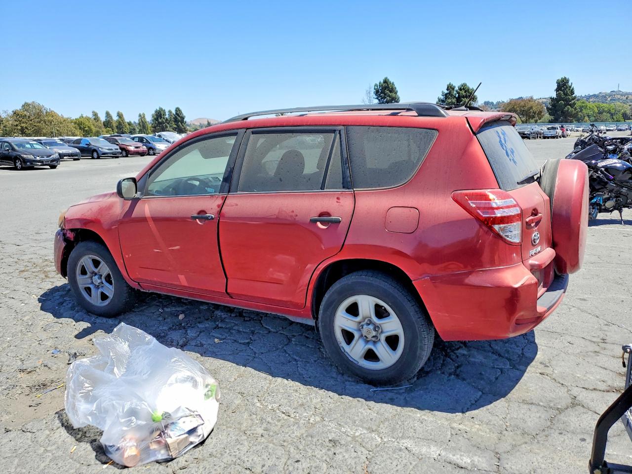 2011 Toyota Rav4 Base Red vin: 2T3ZF4DVXBW066413