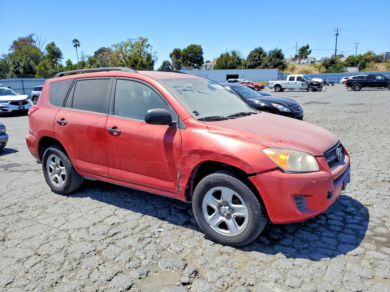 2011 Toyota Rav4 Base Red vin: 2T3ZF4DVXBW066413