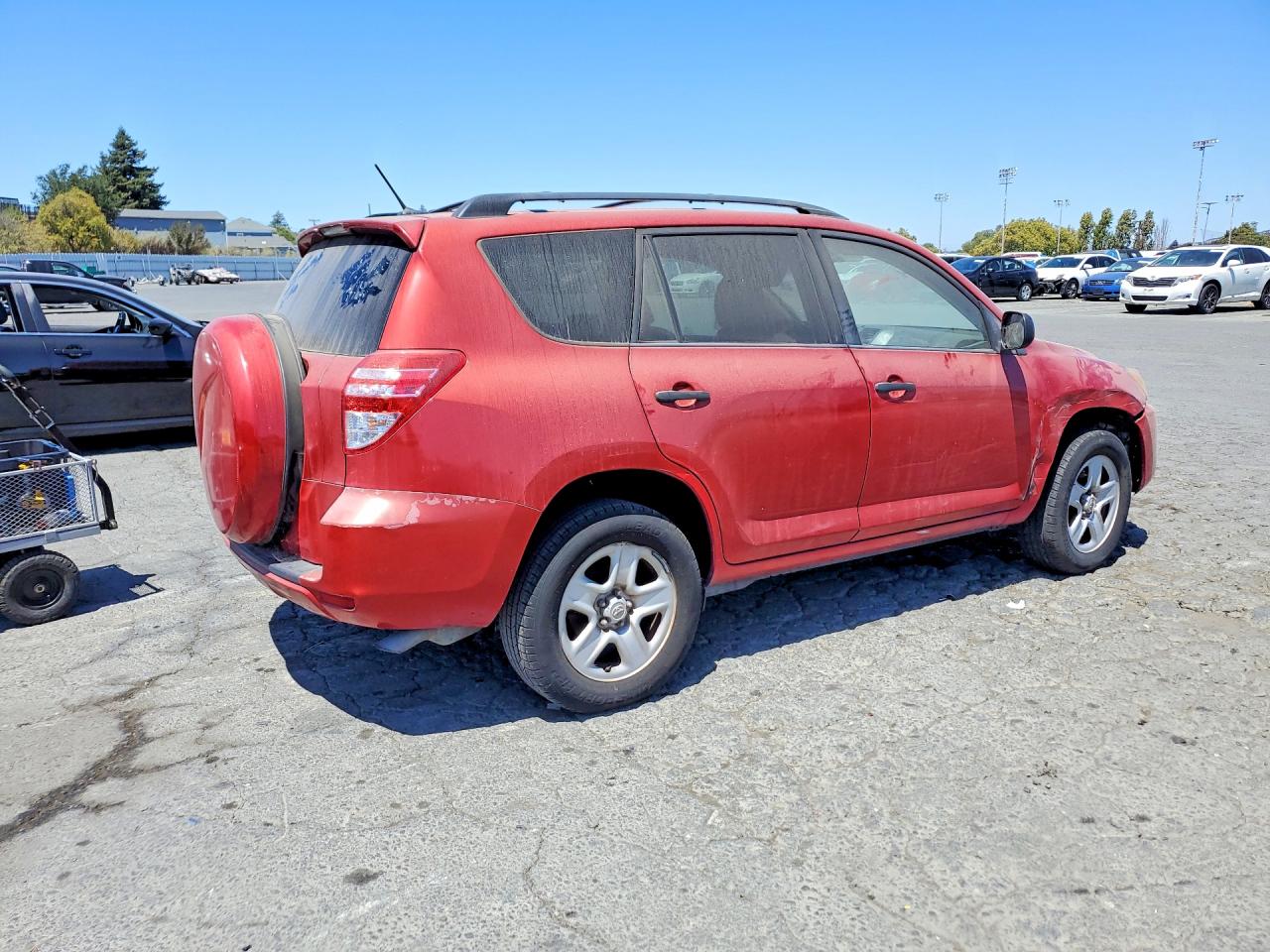2011 Toyota Rav4 Base Red vin: 2T3ZF4DVXBW066413