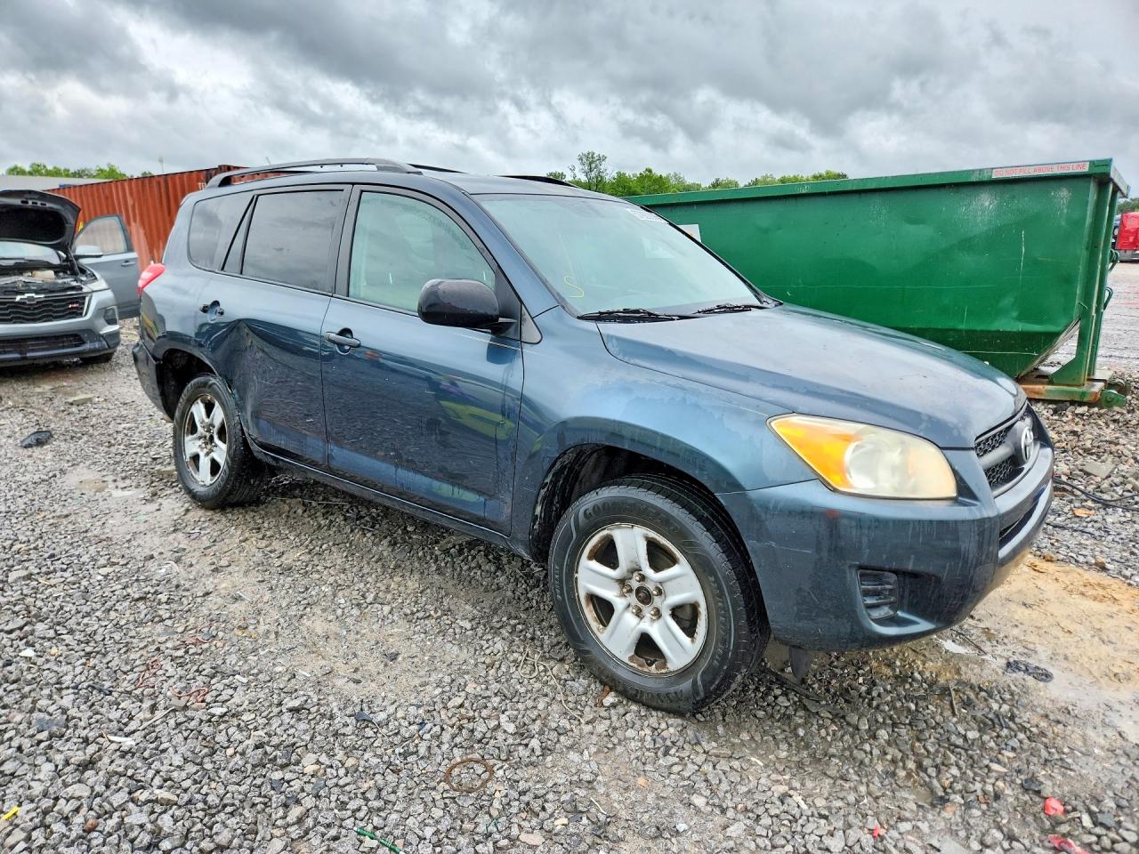 2011 Toyota Rav4 Base Blue vin: 2T3ZF4DVXBW072745