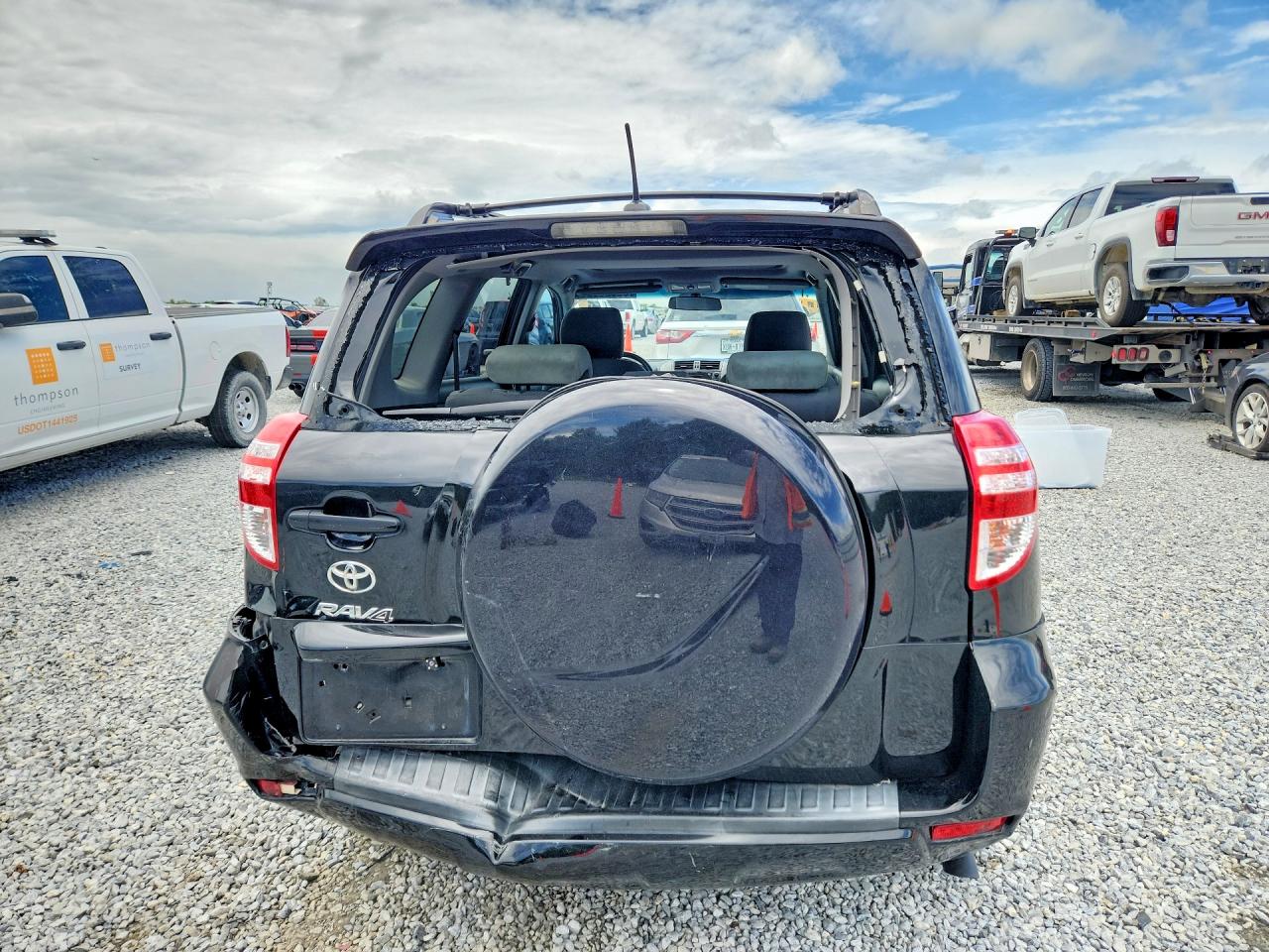 2011 Toyota Rav4 Base Black vin: 2T3ZF4DVXBW078089