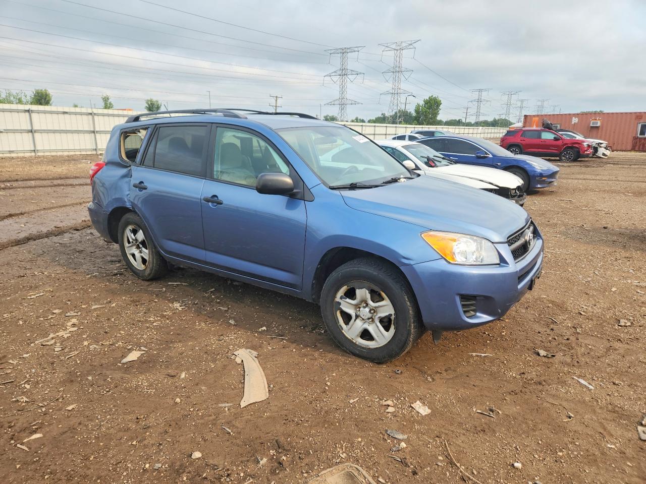 2011 Toyota Rav4 Base Blue vin: 2T3ZF4DVXBW094549
