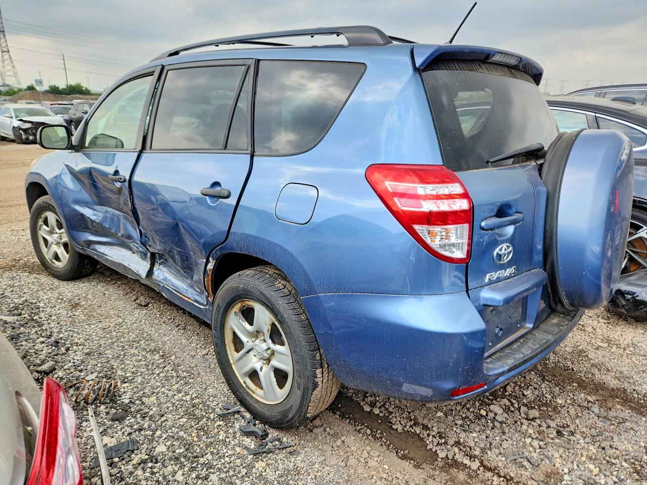 2011 Toyota Rav4 Base Blue vin: 2T3ZF4DVXBW094549