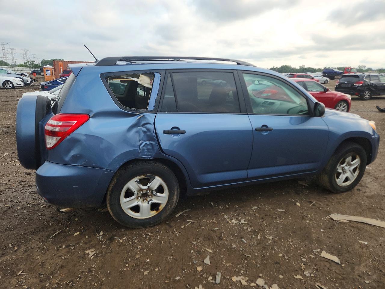 2011 Toyota Rav4 Base Blue vin: 2T3ZF4DVXBW094549