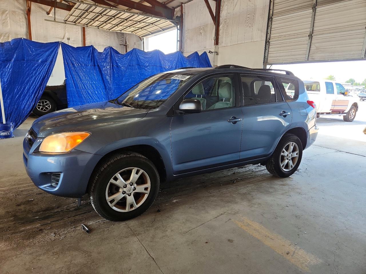 2011 Toyota Rav4 Base Blue vin: 2T3ZF4DVXBW098441