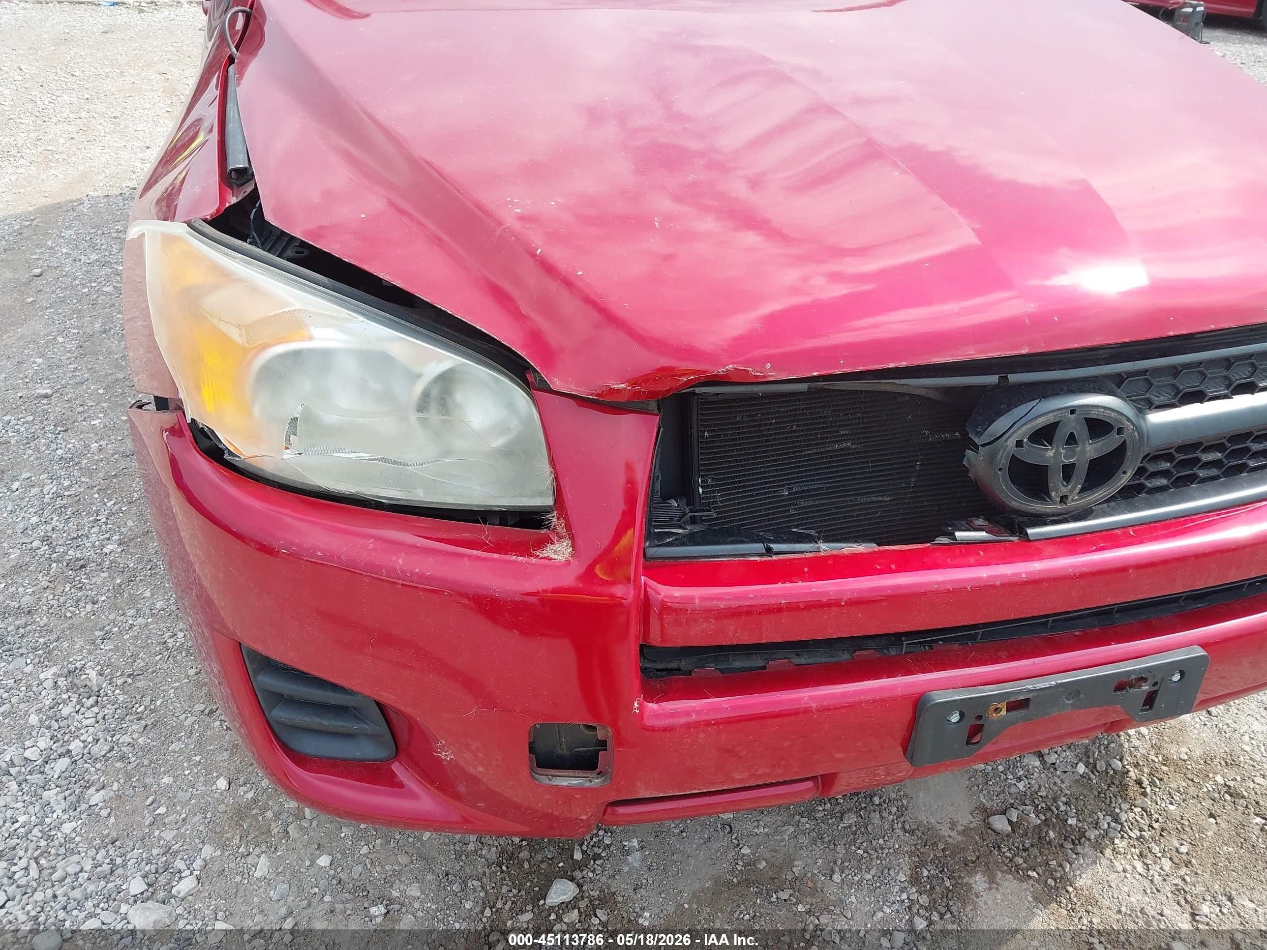 2011 Toyota Rav4 Красный vin: 2T3ZF4DVXBW102634