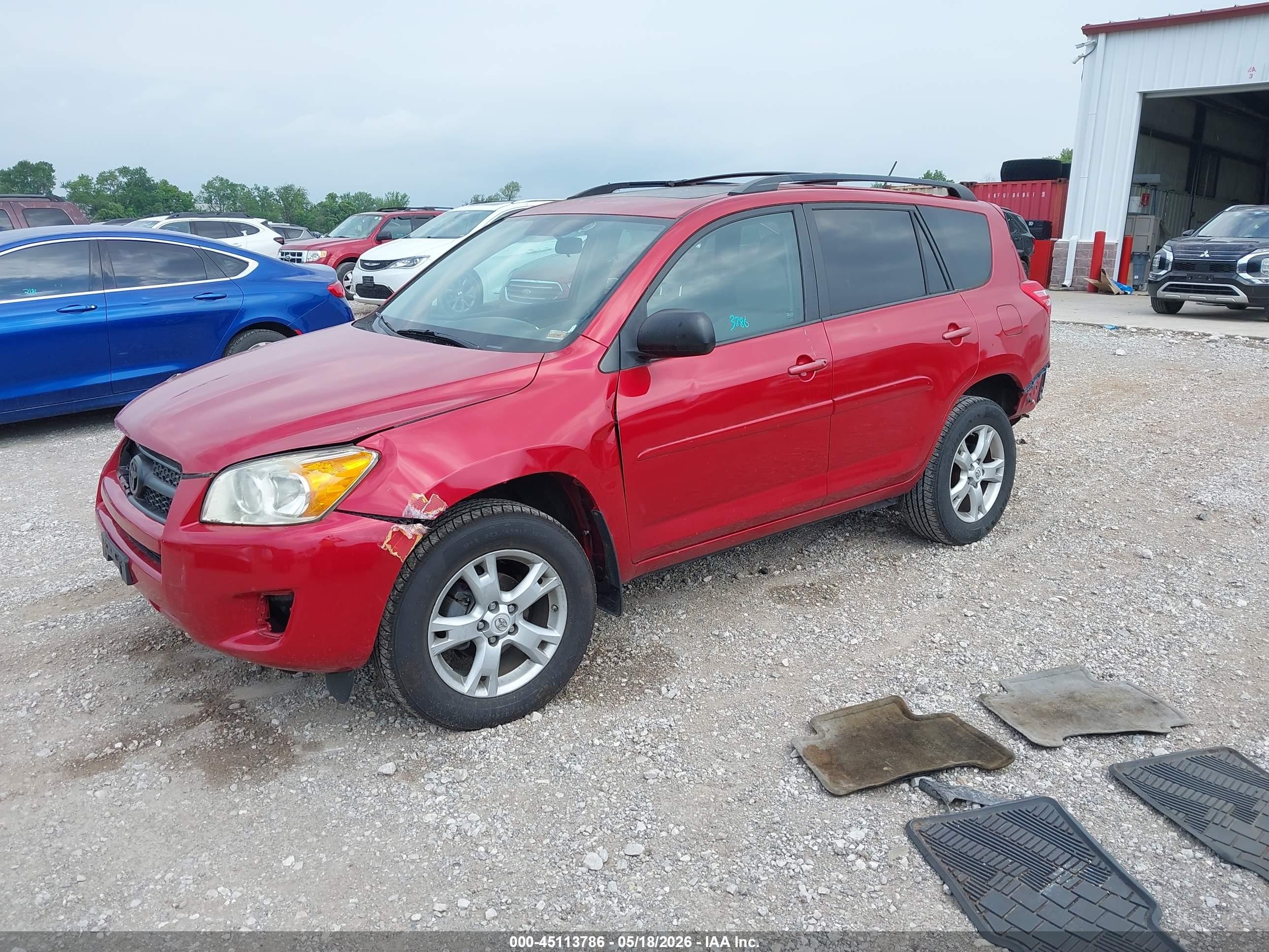 2011 Toyota Rav4 Красный vin: 2T3ZF4DVXBW102634