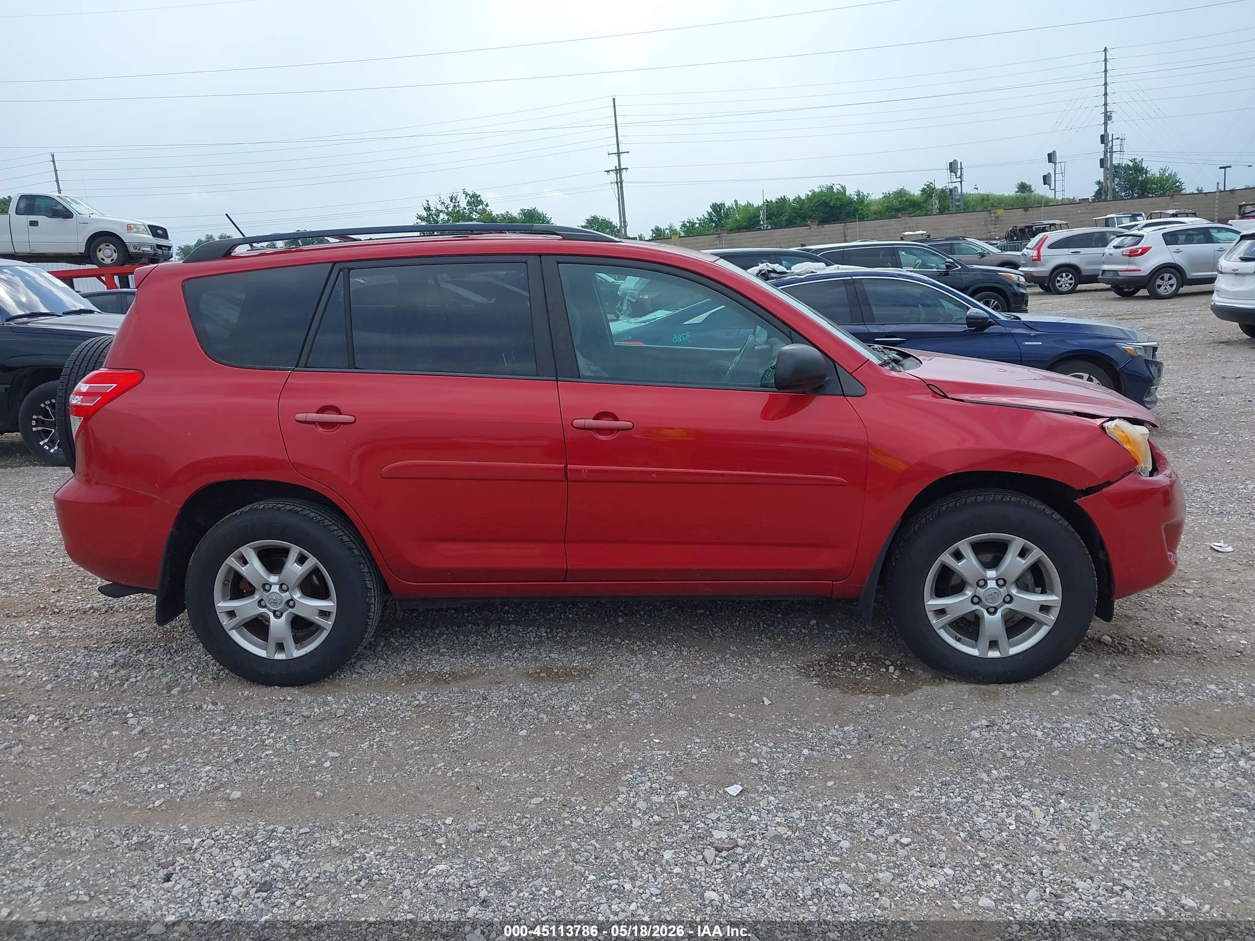 2011 Toyota Rav4 Красный vin: 2T3ZF4DVXBW102634