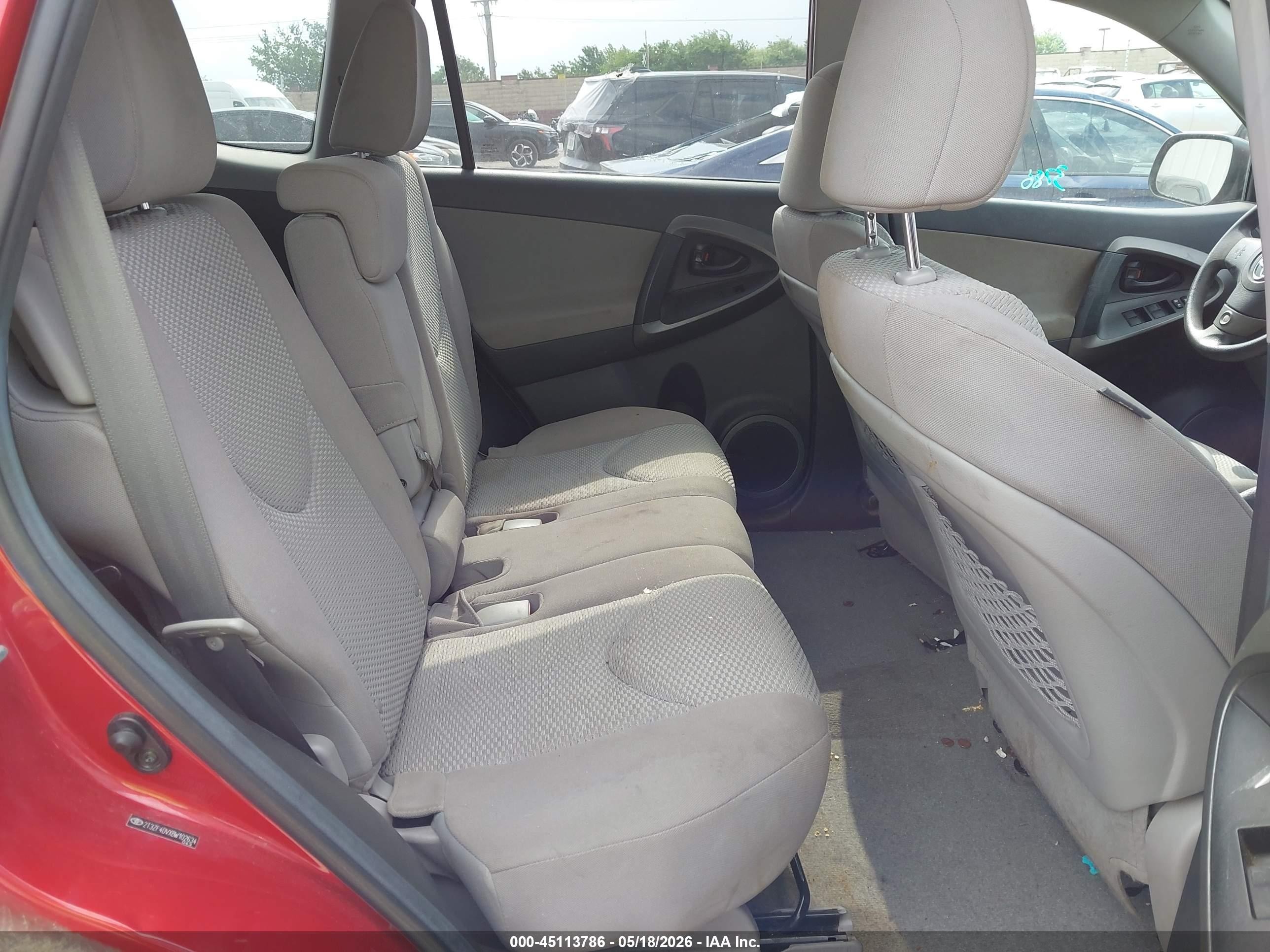 2011 Toyota Rav4 Красный vin: 2T3ZF4DVXBW102634
