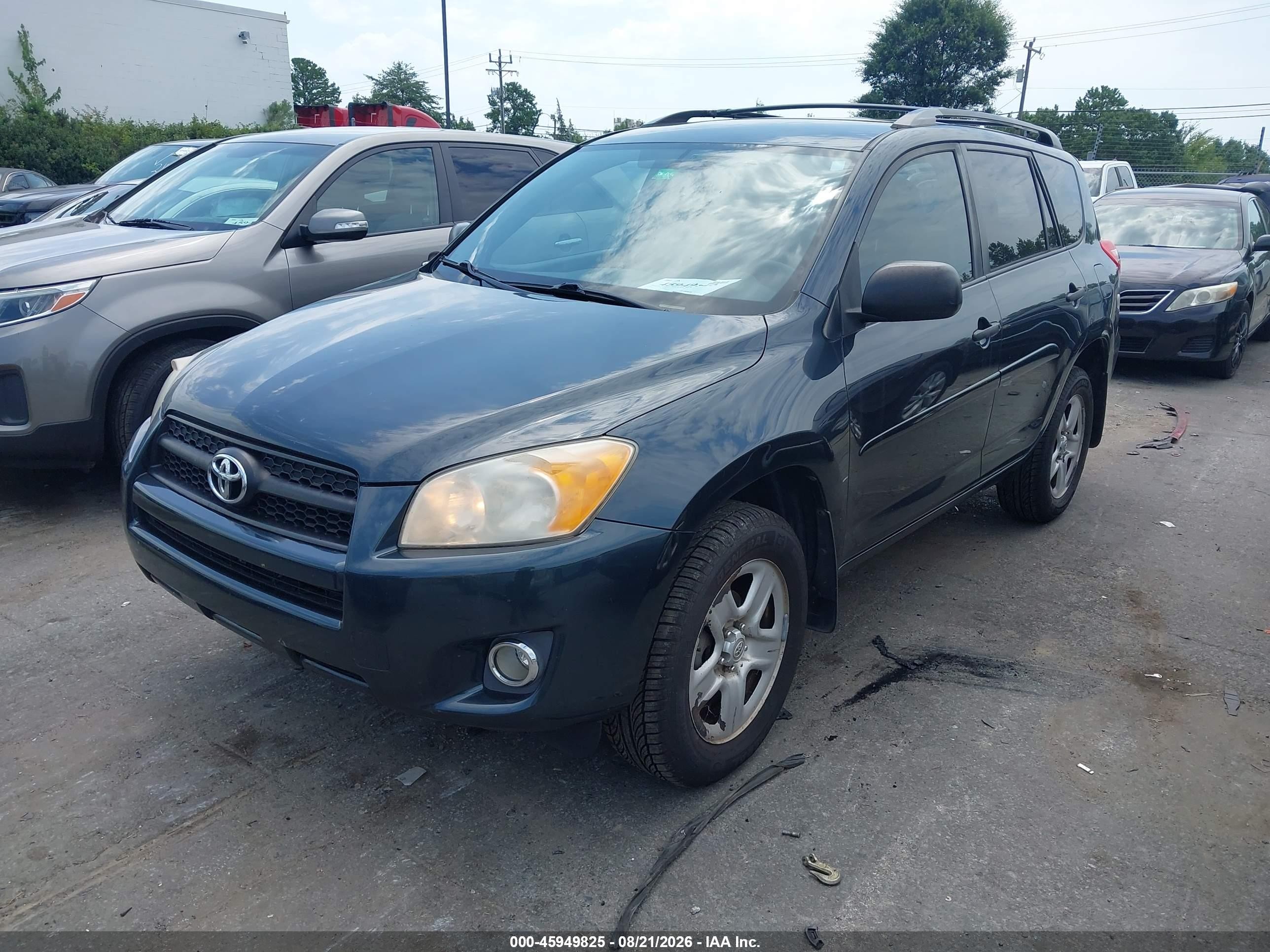2011 Toyota Rav4   Blue vin: 2T3ZF4DVXBW104965