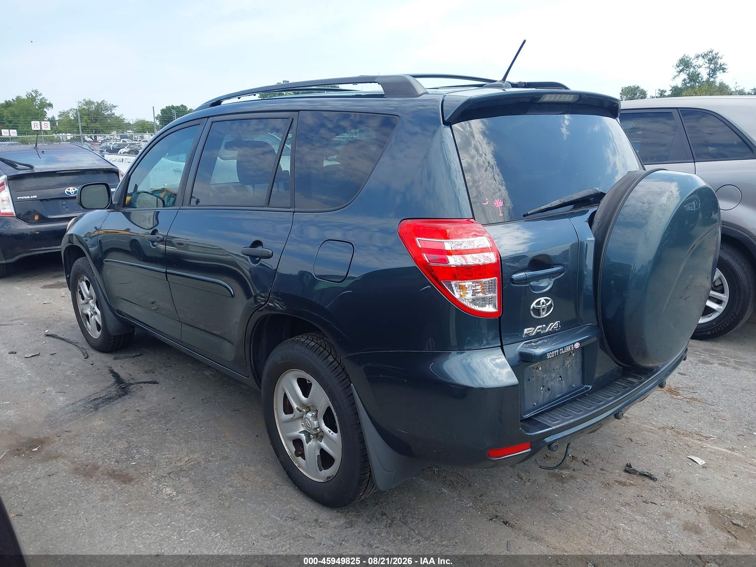 2011 Toyota Rav4   Blue vin: 2T3ZF4DVXBW104965