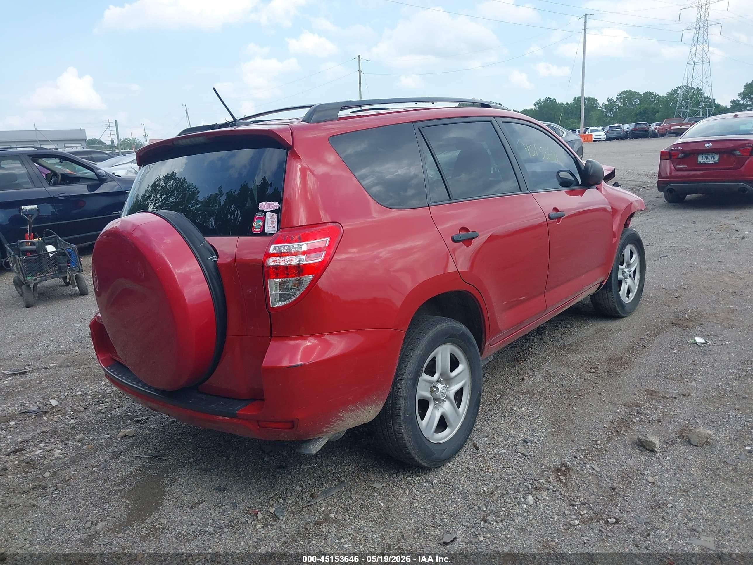 2012 Toyota Rav4   Red vin: 2T3ZF4DVXCW111156