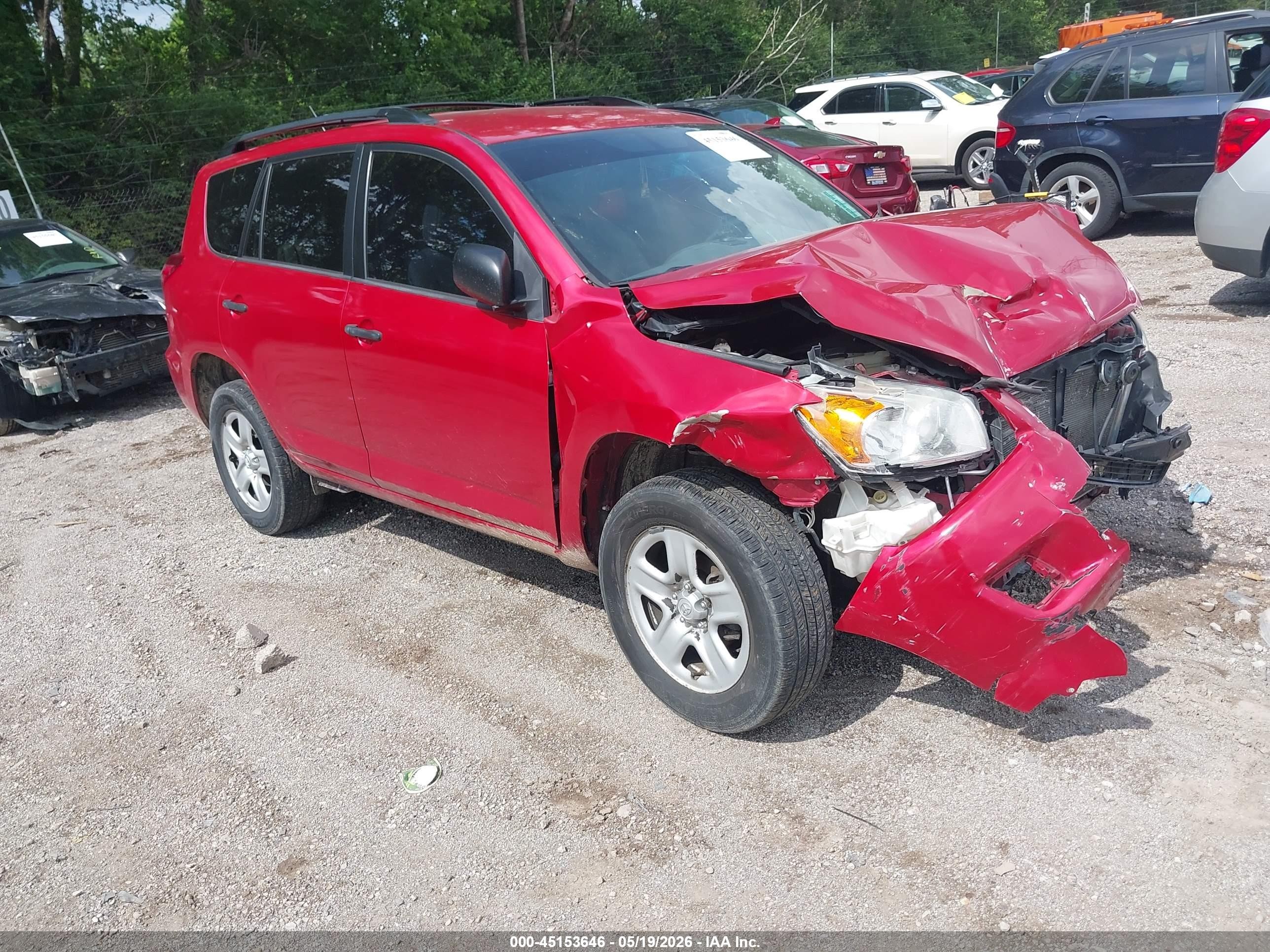 2012 Toyota Rav4   Red vin: 2T3ZF4DVXCW111156