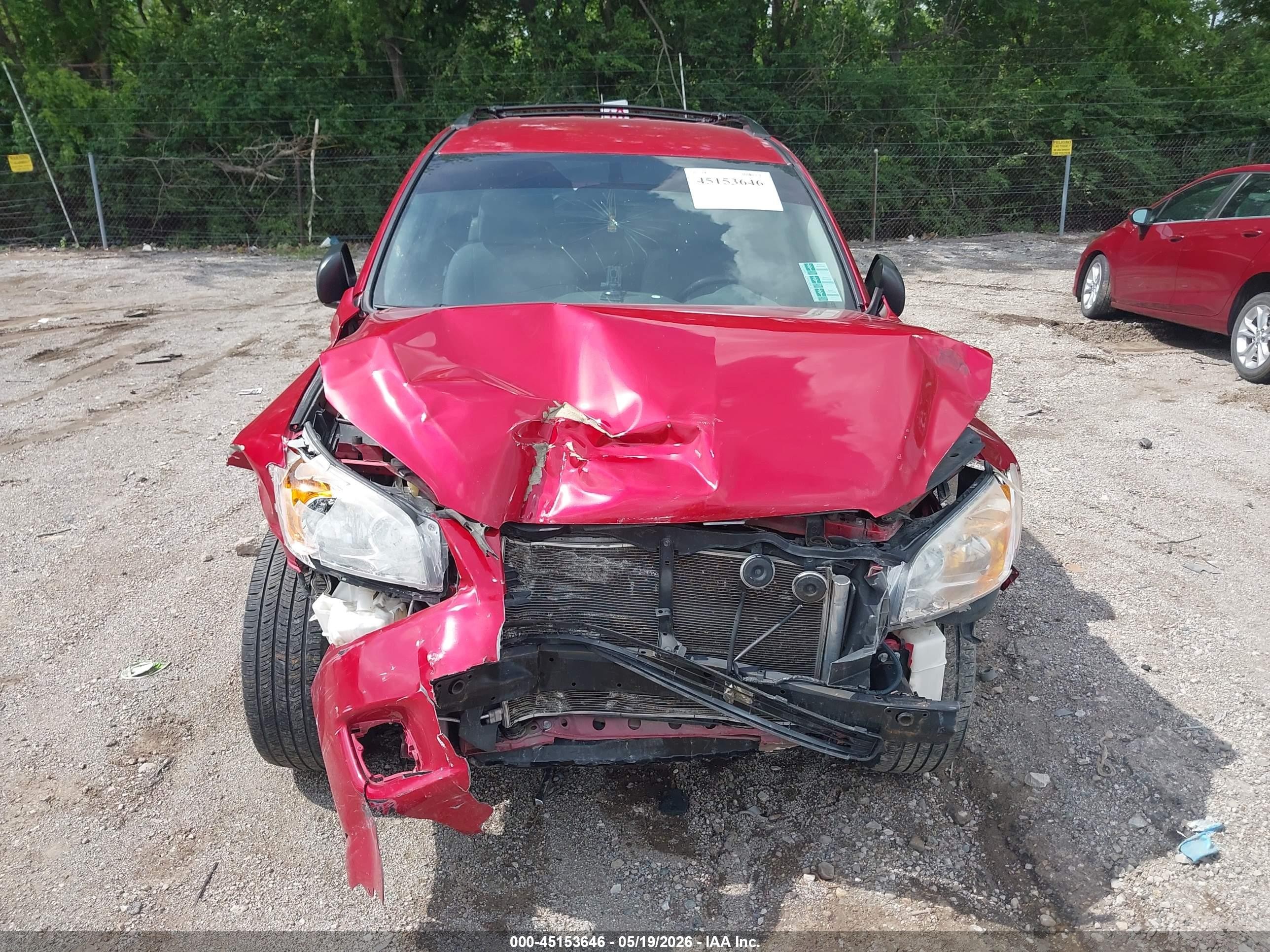 2012 Toyota Rav4   Red vin: 2T3ZF4DVXCW111156
